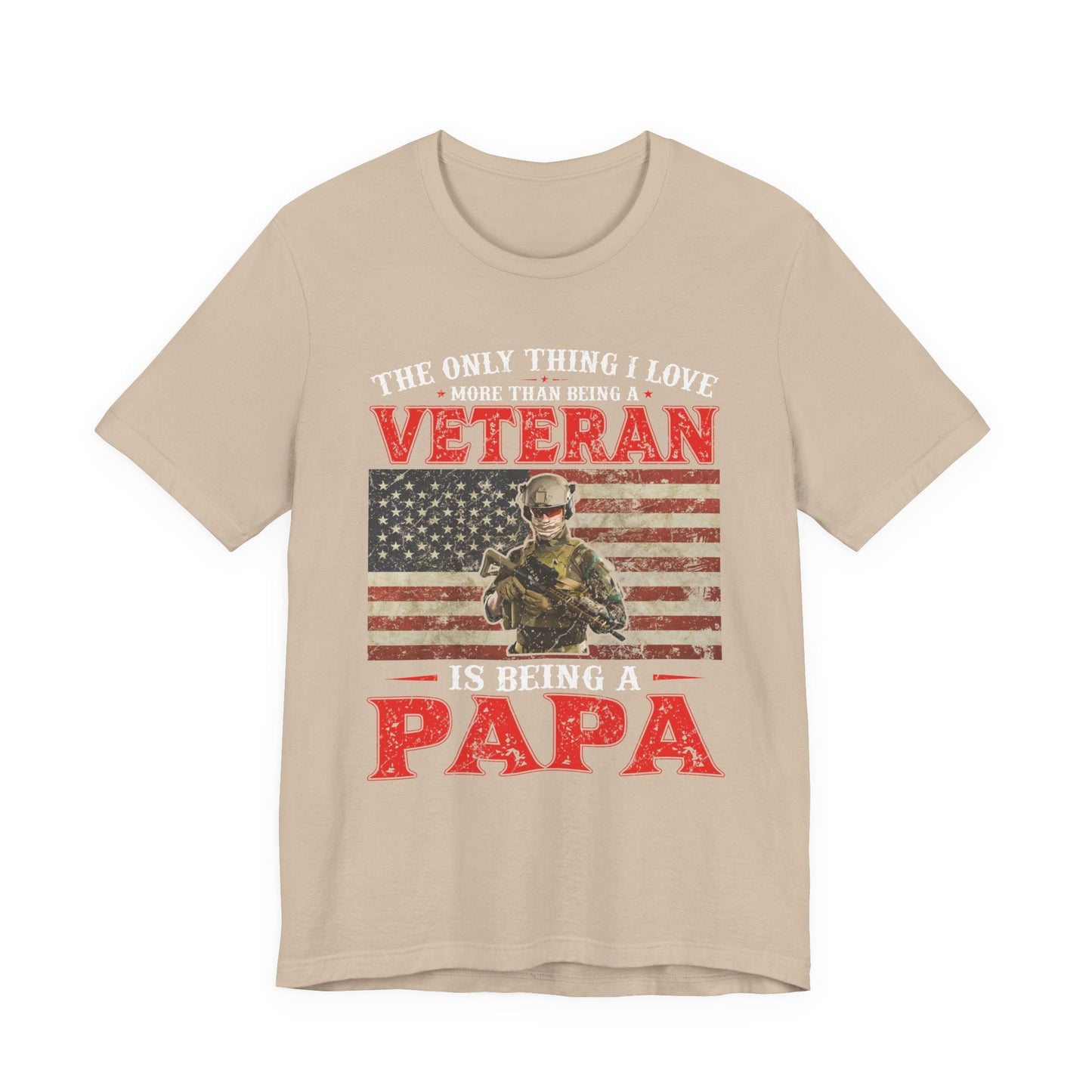 Army Veteran Patriotic Graphic Design Unisex Cotton T-Shirt v30