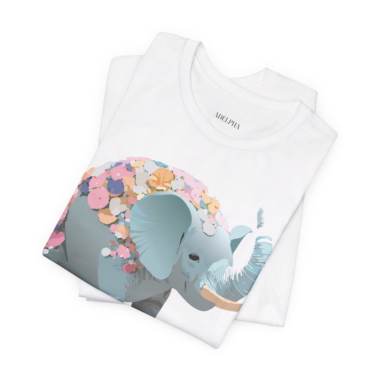 Elephant Graphic T Shirt From Adelpha Unisex Jersey Short Sleeve Vintage Inspired Art Design Tee