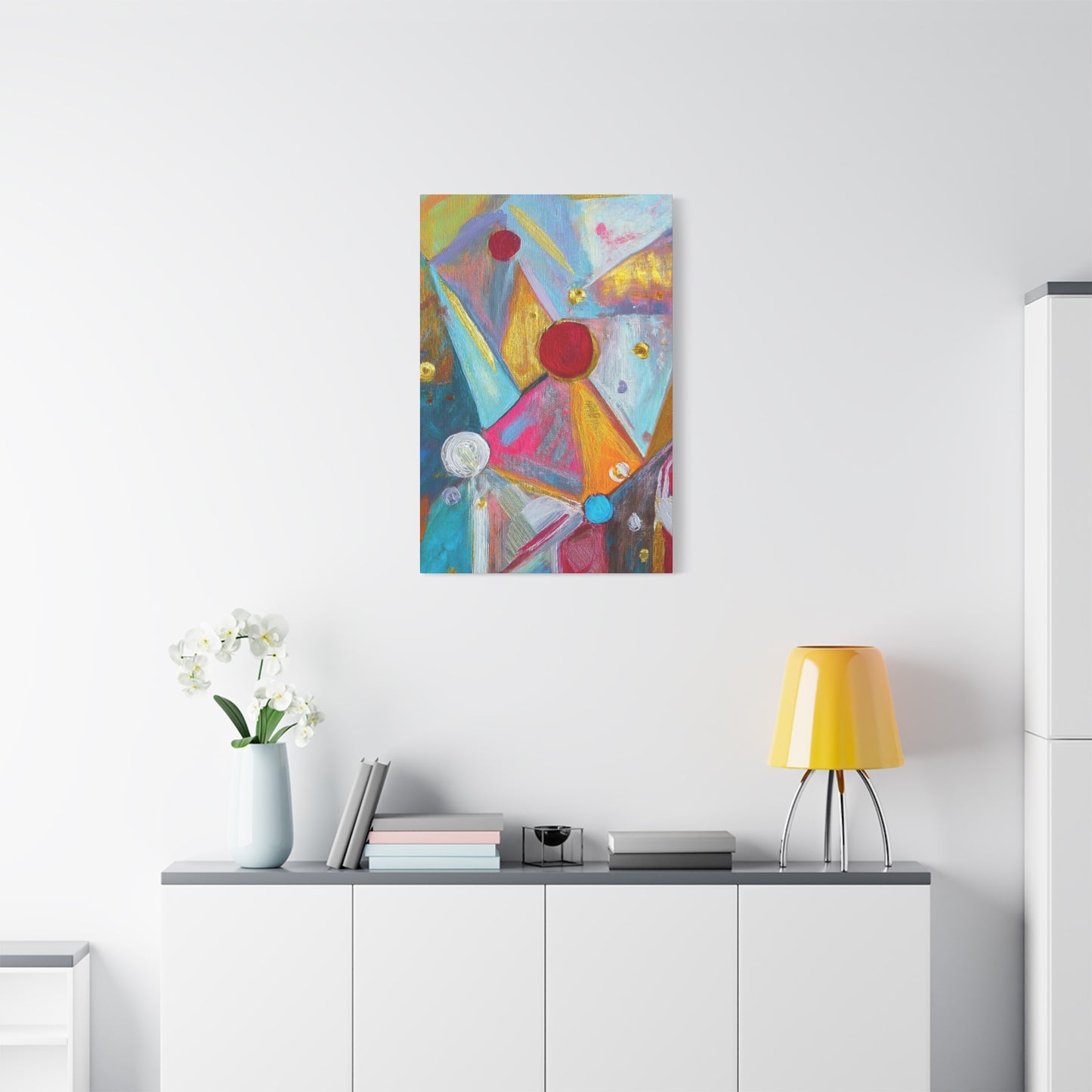 Abstract Oil Painting Print Canvas 20x24,20x30,24x30 24x32,24x36,30x40 32x48,36x48,40x60 Pine-Wood Inner Frame ABS-173
