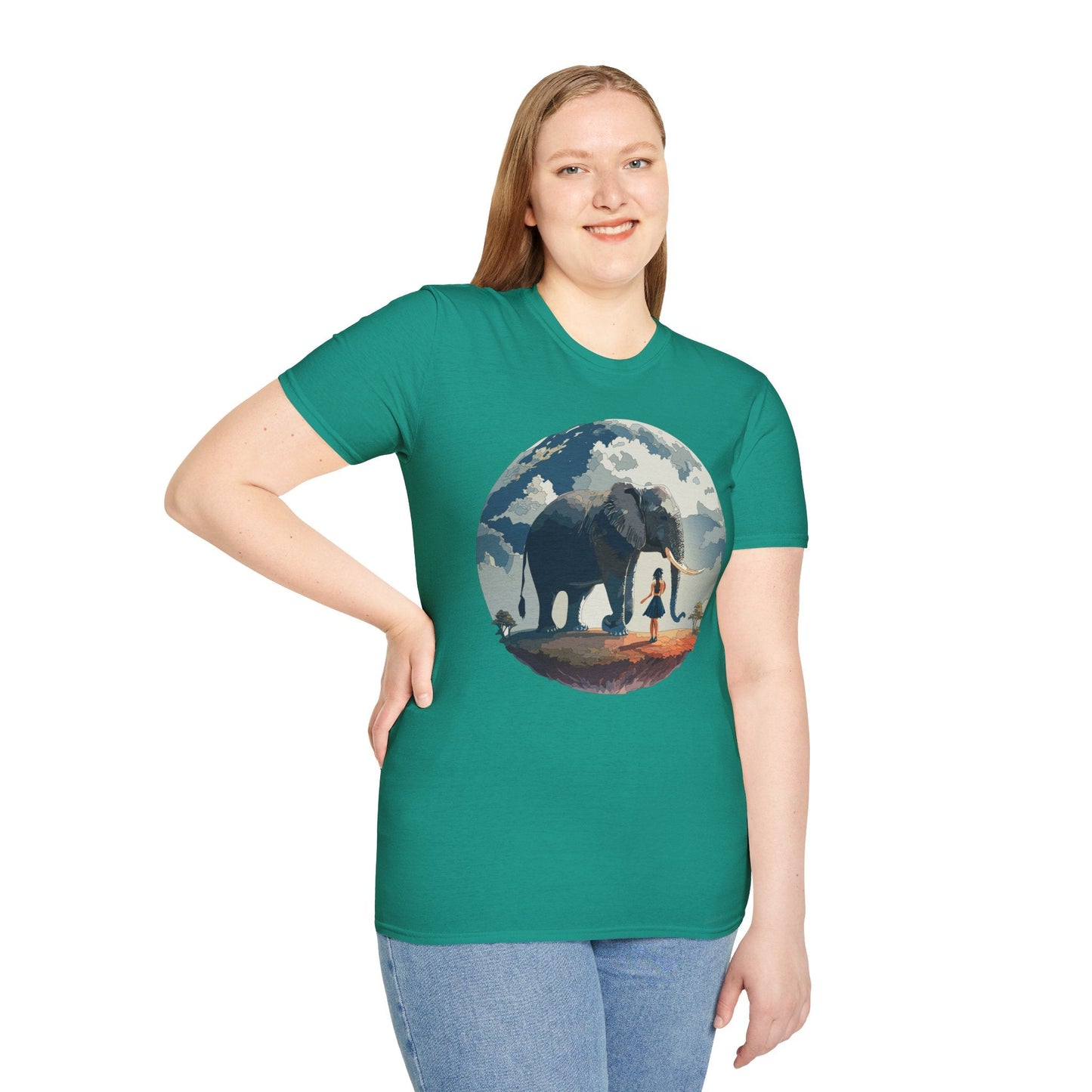 Womens Graphic T Shirt Art Design Tee Softstyle Gildan 64000 100 Percent Ring Spun Cotton