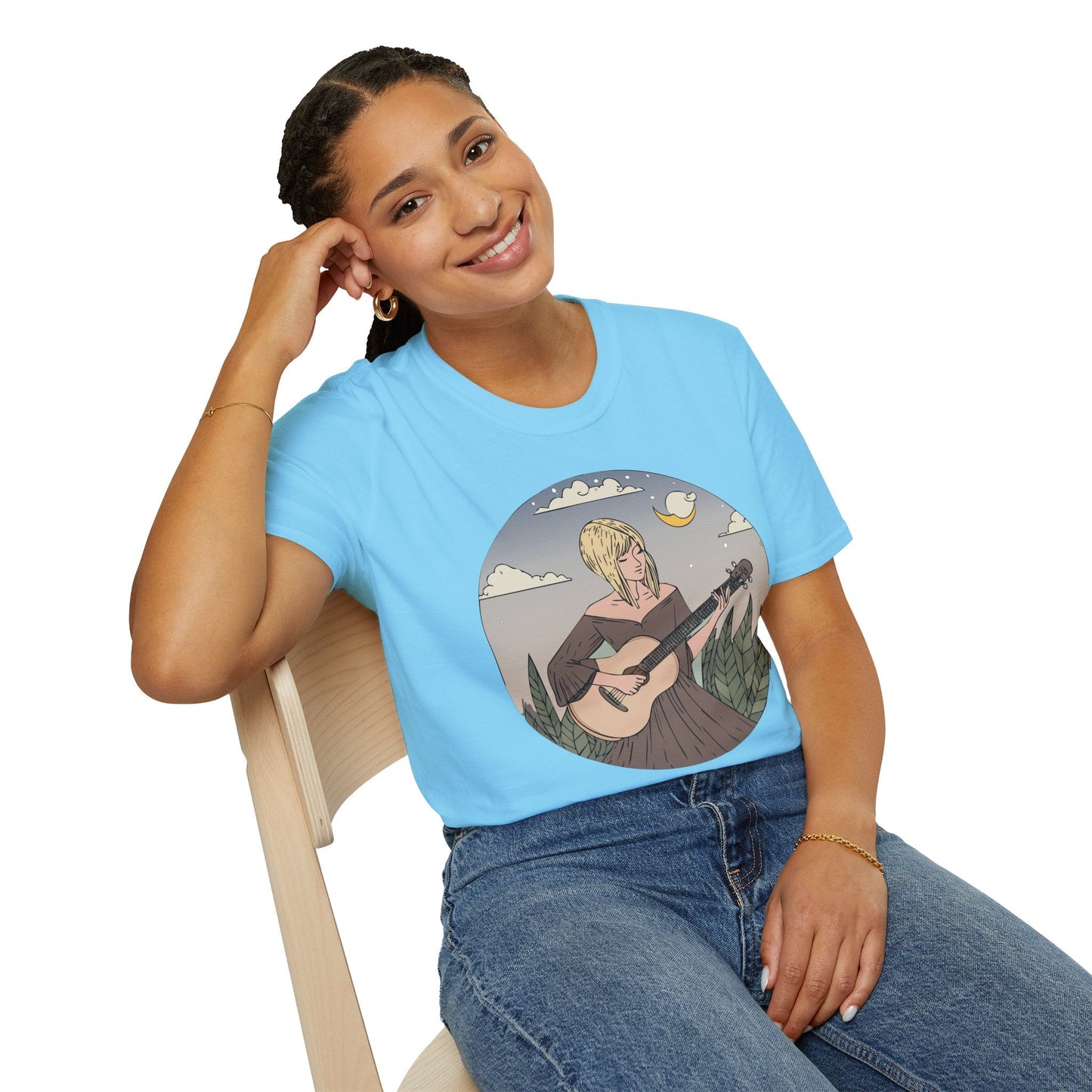 Womens Graphic T Shirts Art Design Shirt Softstyle Unisex Cotton Tee 100 Percent Comfort