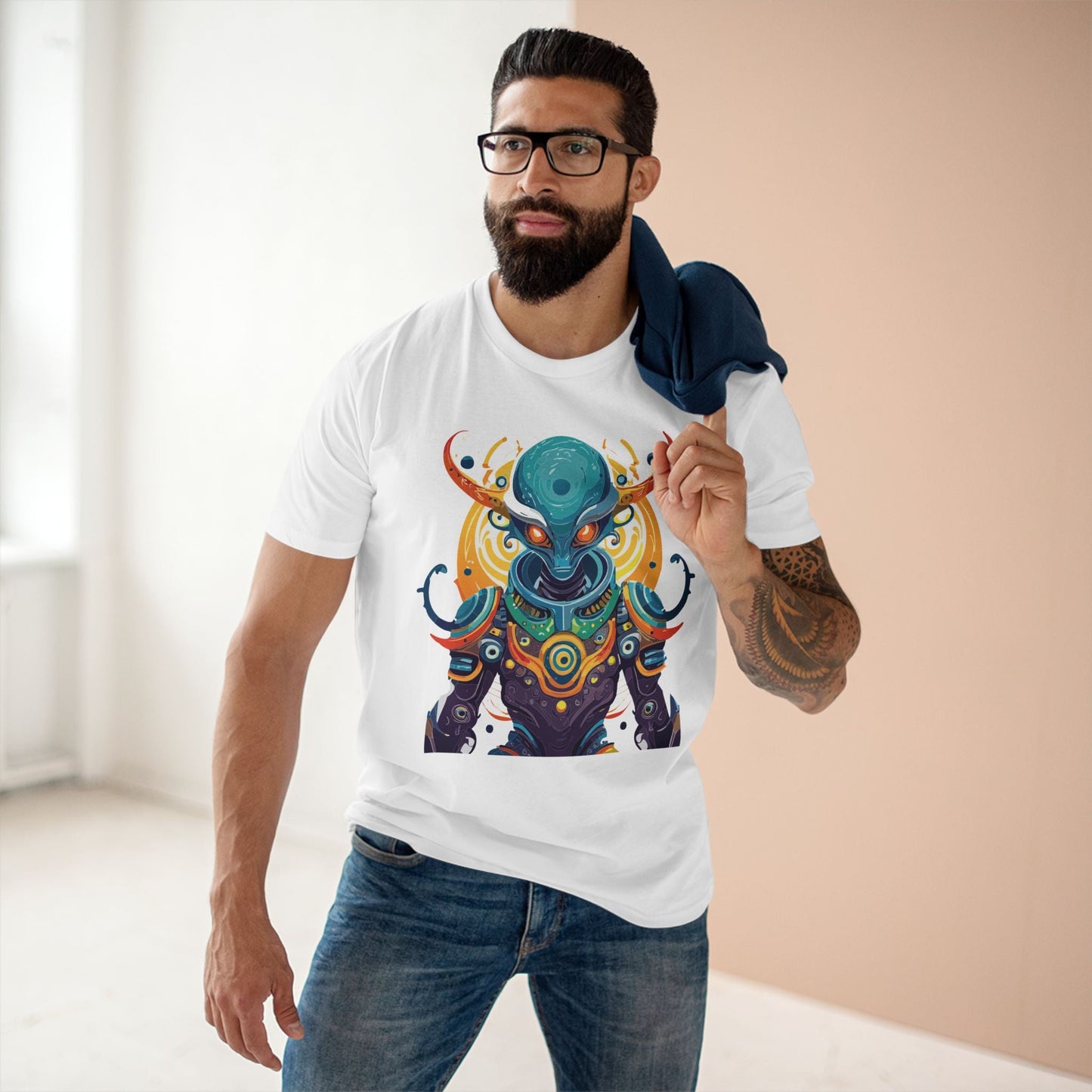 Aliens Graphic Unisex 100 Cotton Staple Tee 20