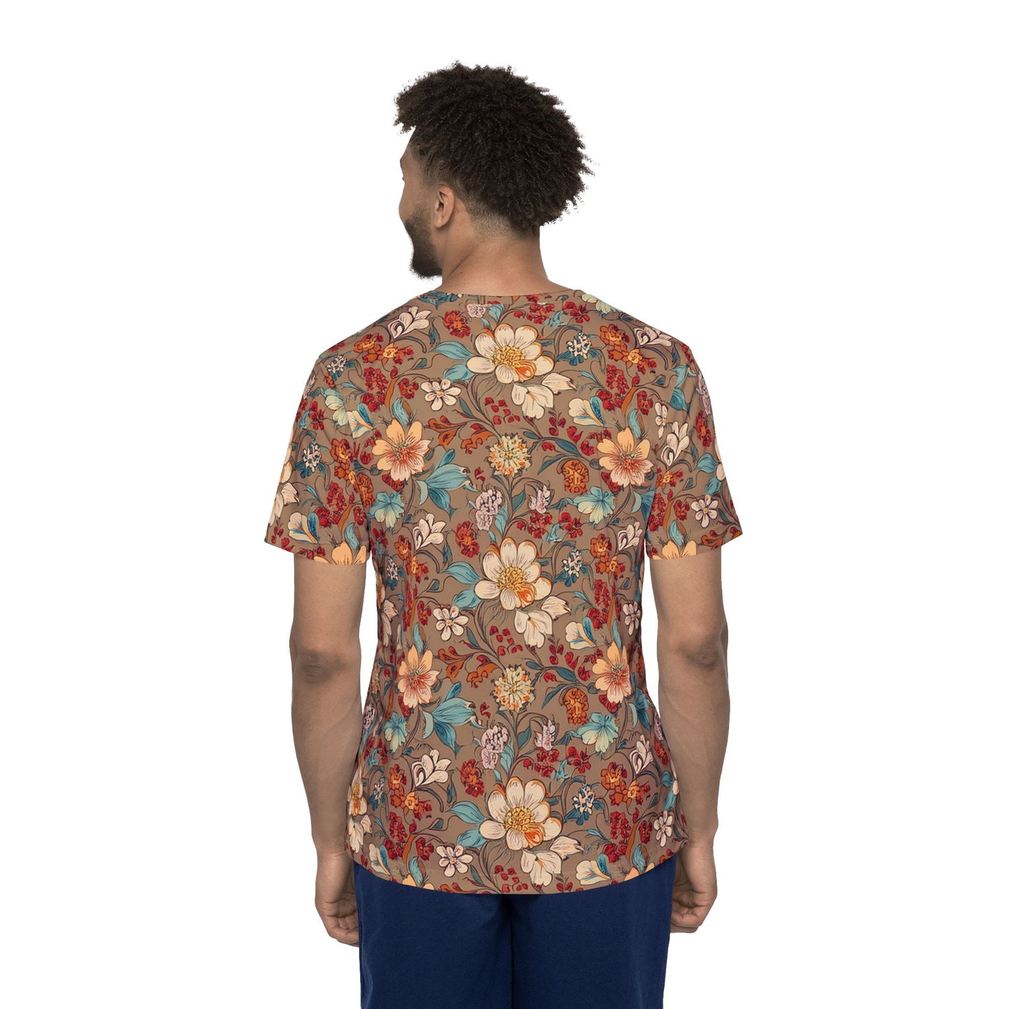 Unisex Floral Shirt, Floral Tee Shirt, Floral T-Shirt, T Shirt with Flowers 12