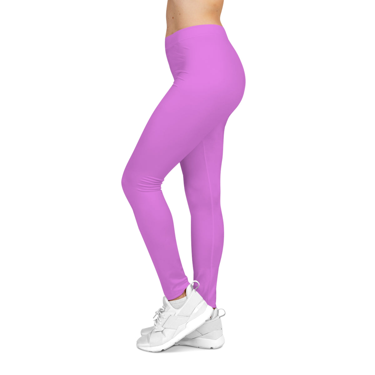 Violet Color Women's Poly-Span Casual Leggings XS-2XL
