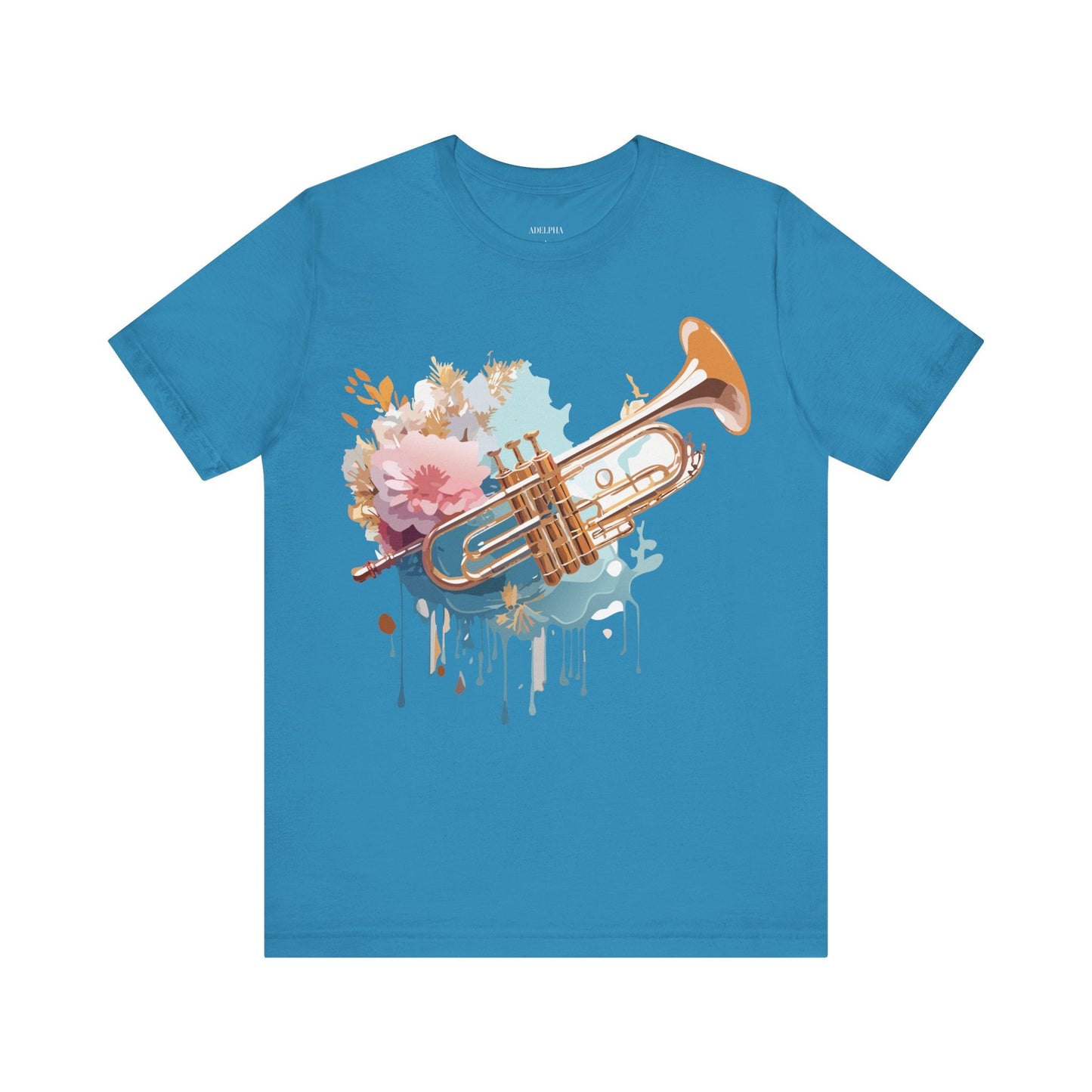 Unisex Graphic T Shirt Adelpha Music Tee Vintage Inspired Art Design Short Sleeve
