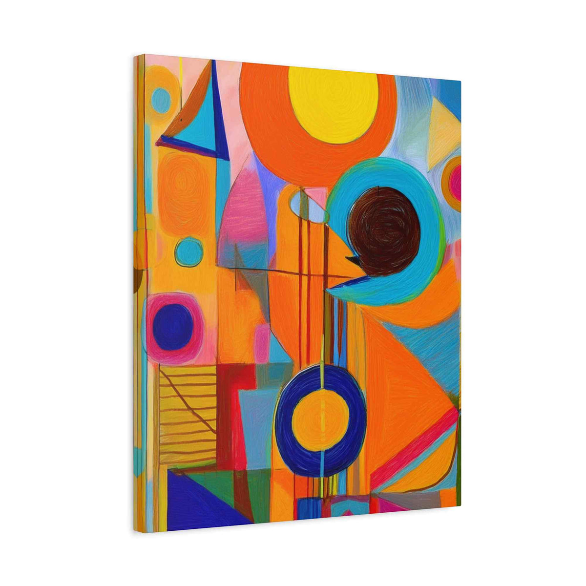 Abstract Painting Print Canvas 20x24,20x30,24x30, 24x32,24x36,30x40, 32x48,36x48,40x60 Pine-Wood Inner Frame ABS-12