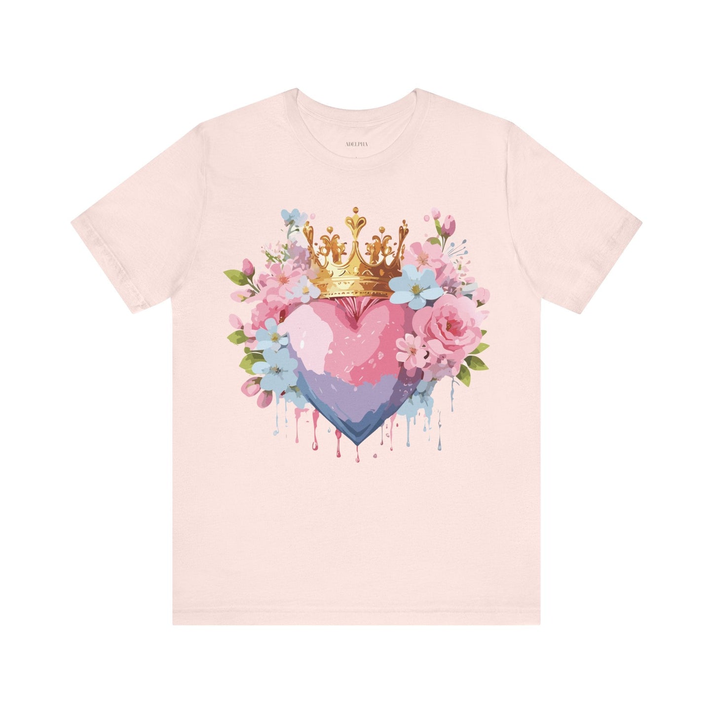 Valentine Graphic Tee Unisex Jersey Short Sleeve Adelpha Vintage Inspired Artwork