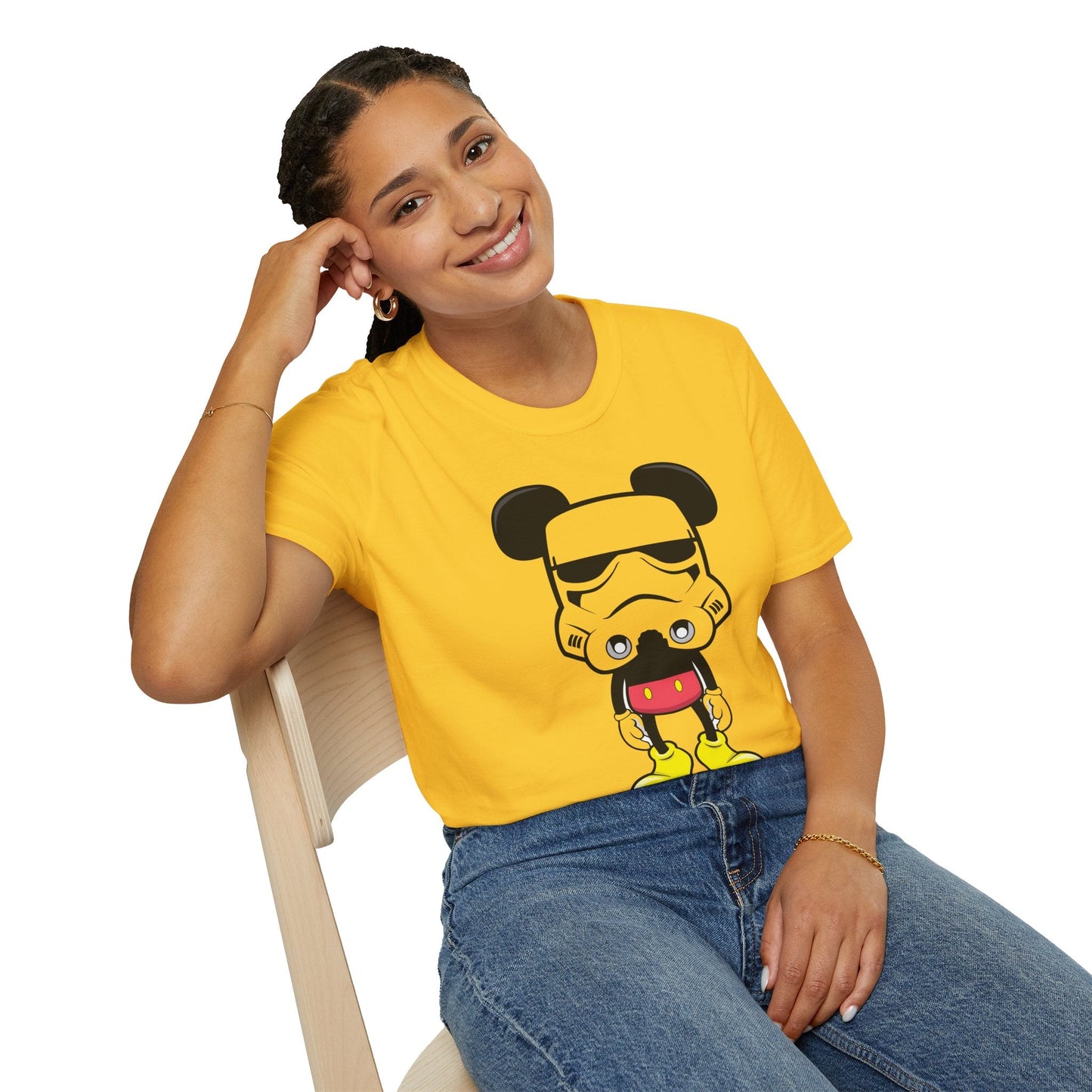 Cartoon T Shirt Animation Tee Funny Unisex Gildan Softstyle 64000 100 Percent Ring Spun Cotton