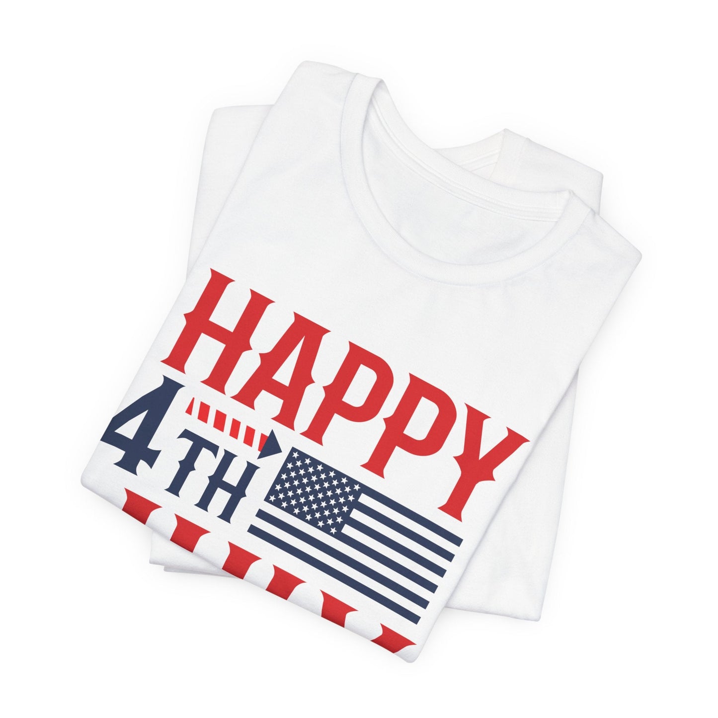 American Flag Graphic Unisex Cotton T-Shirt 011