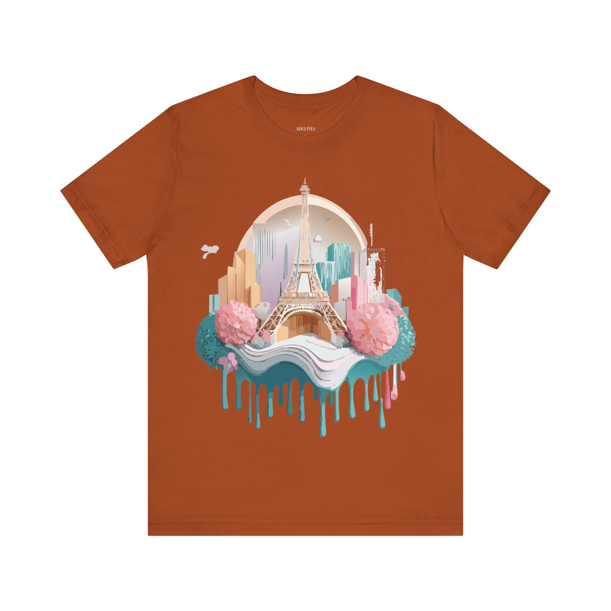 Unisex Cotton Bella+Canvas Tee with Paris