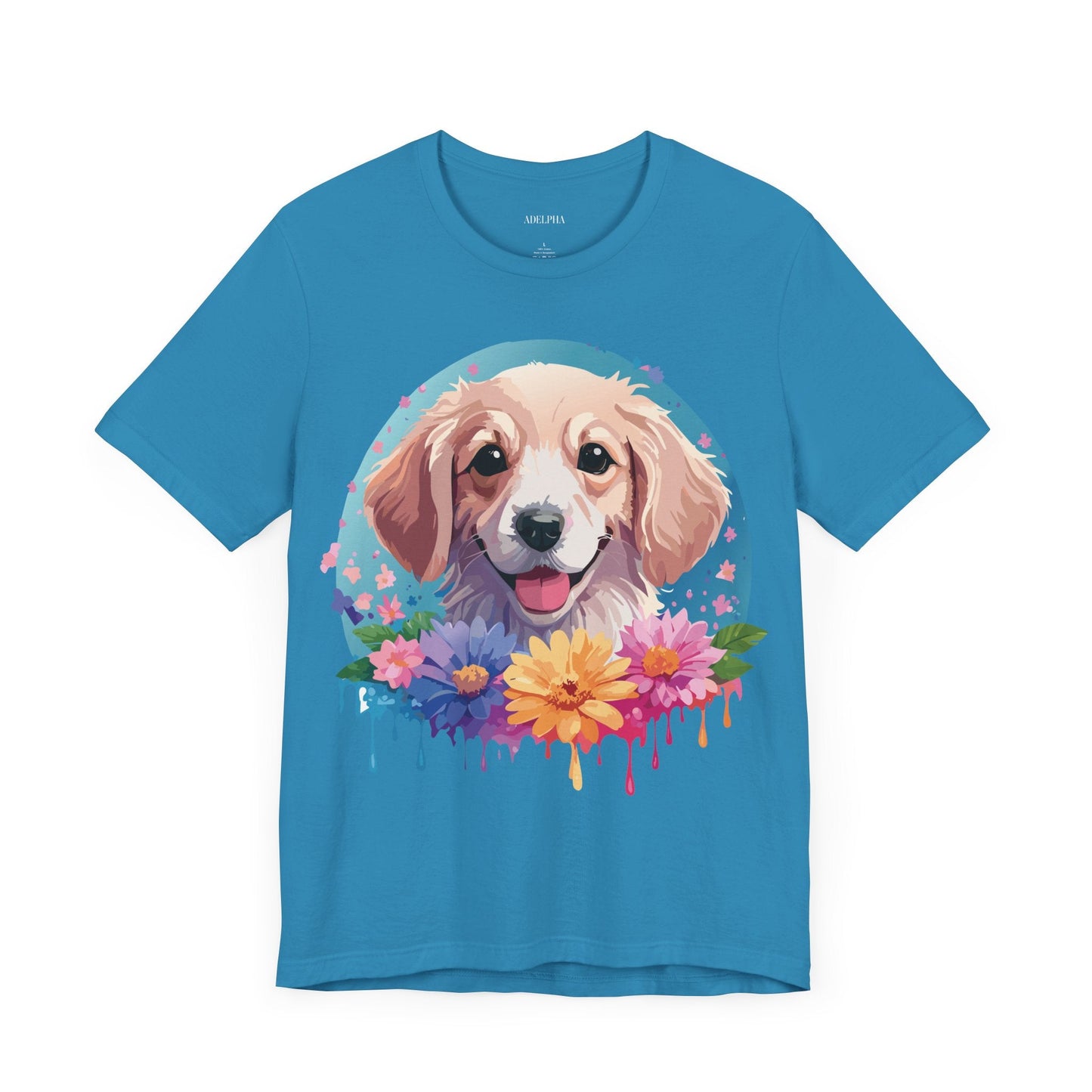 Dog Shirt Unisex Graphic Tee With Original Adelpha Artwork Jersey Short Sleeve Casual Look