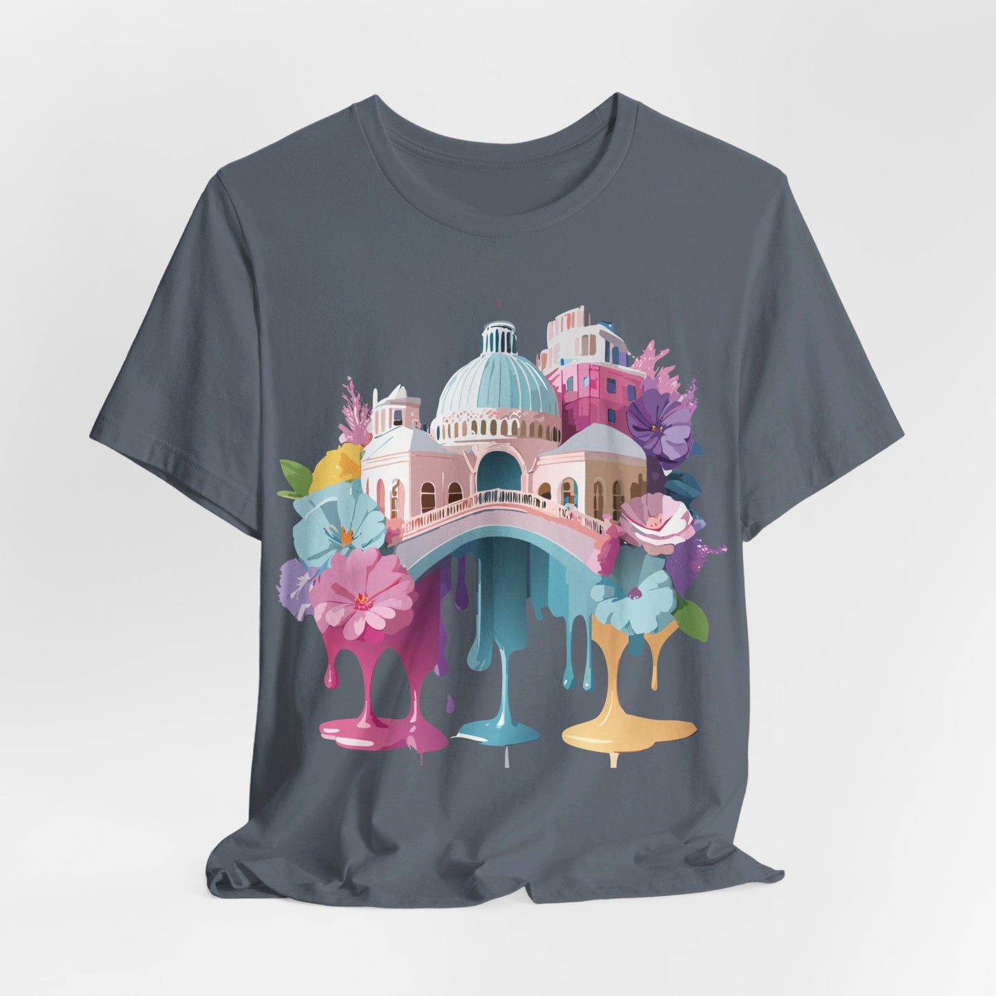 Venice Tourist Graphic Tee Unisex Jersey Short Sleeve Vintage Inspired Artwork Adelpha