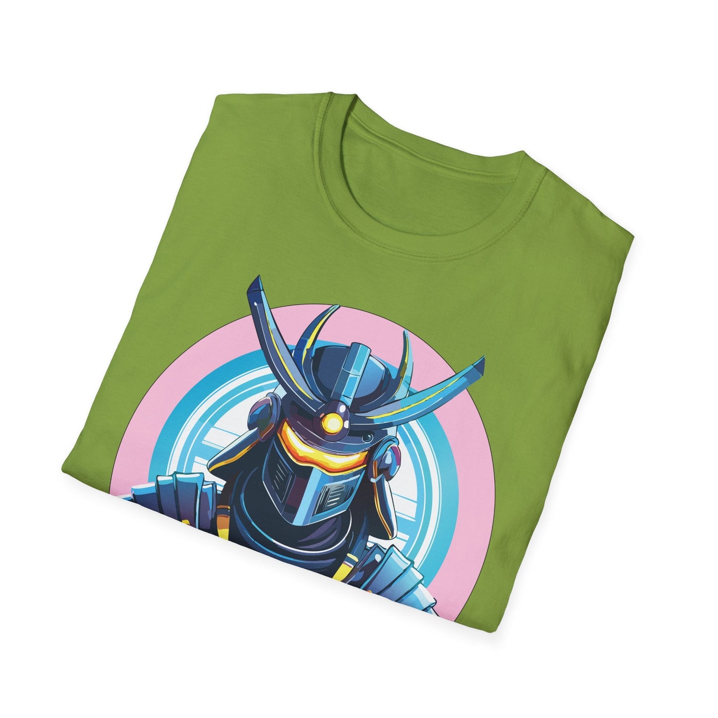 Samurai Shirt Unisex Gildan Softstyle 64000 Tee 100 Percent Ring Spun Cotton Breathable Lightweight