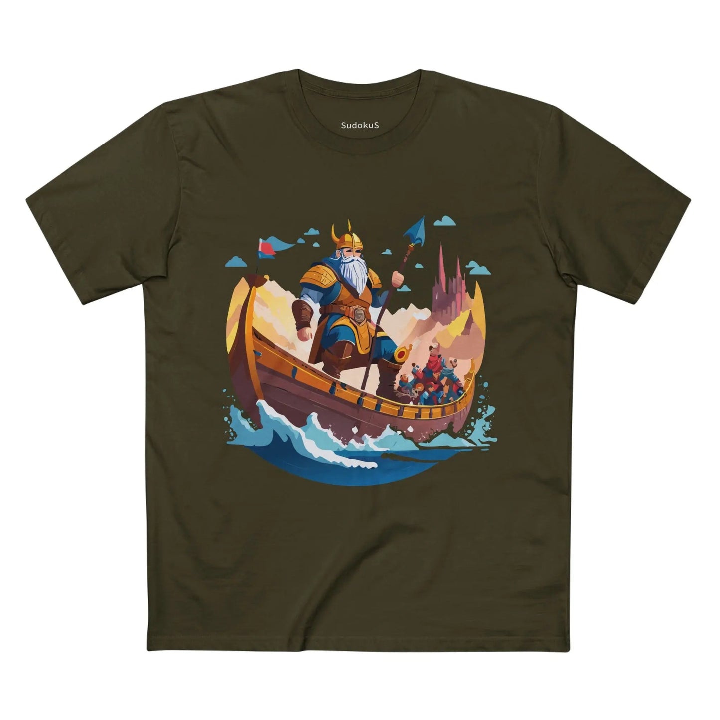 Viking Graphic Unisex 100 Cotton Staple Tee 29