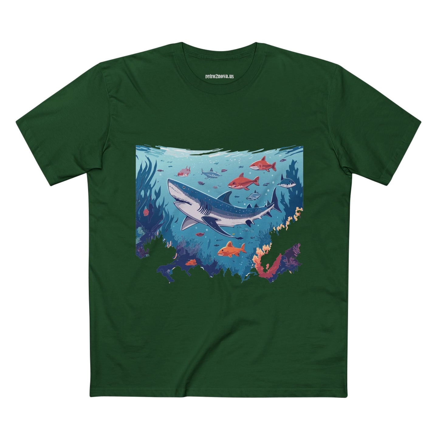 Ocean Shirt Ocean Pacific OP6 Unisex Premium Cotton Tee With Original Art By Retro2Nova