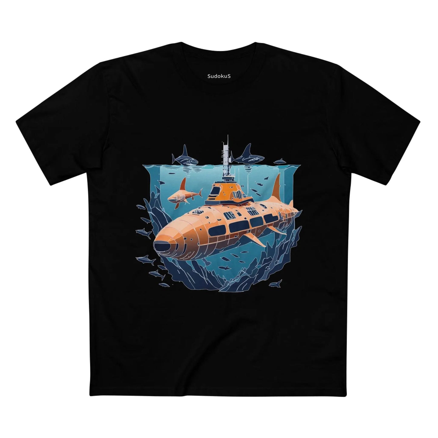 Ocean Coast Graphic Unisex 100 Cotton Staple Tee 13
