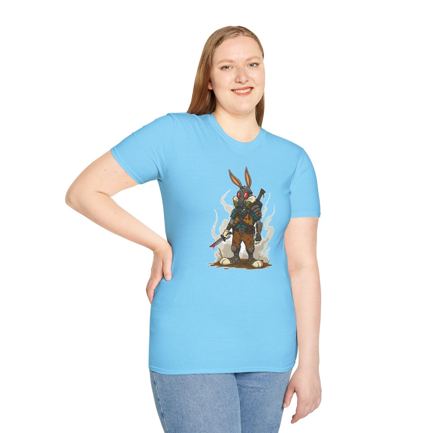 Bugs Bunny T Shirt Unisex Softstyle Cotton Tee With Cartoon Animation Design Artwork