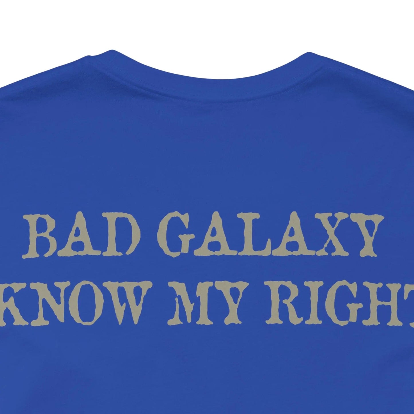 Bad Galaxy Skull T Shirt Made In USA 100 Percent Cotton Eco Friendly Inks Durable Stitching