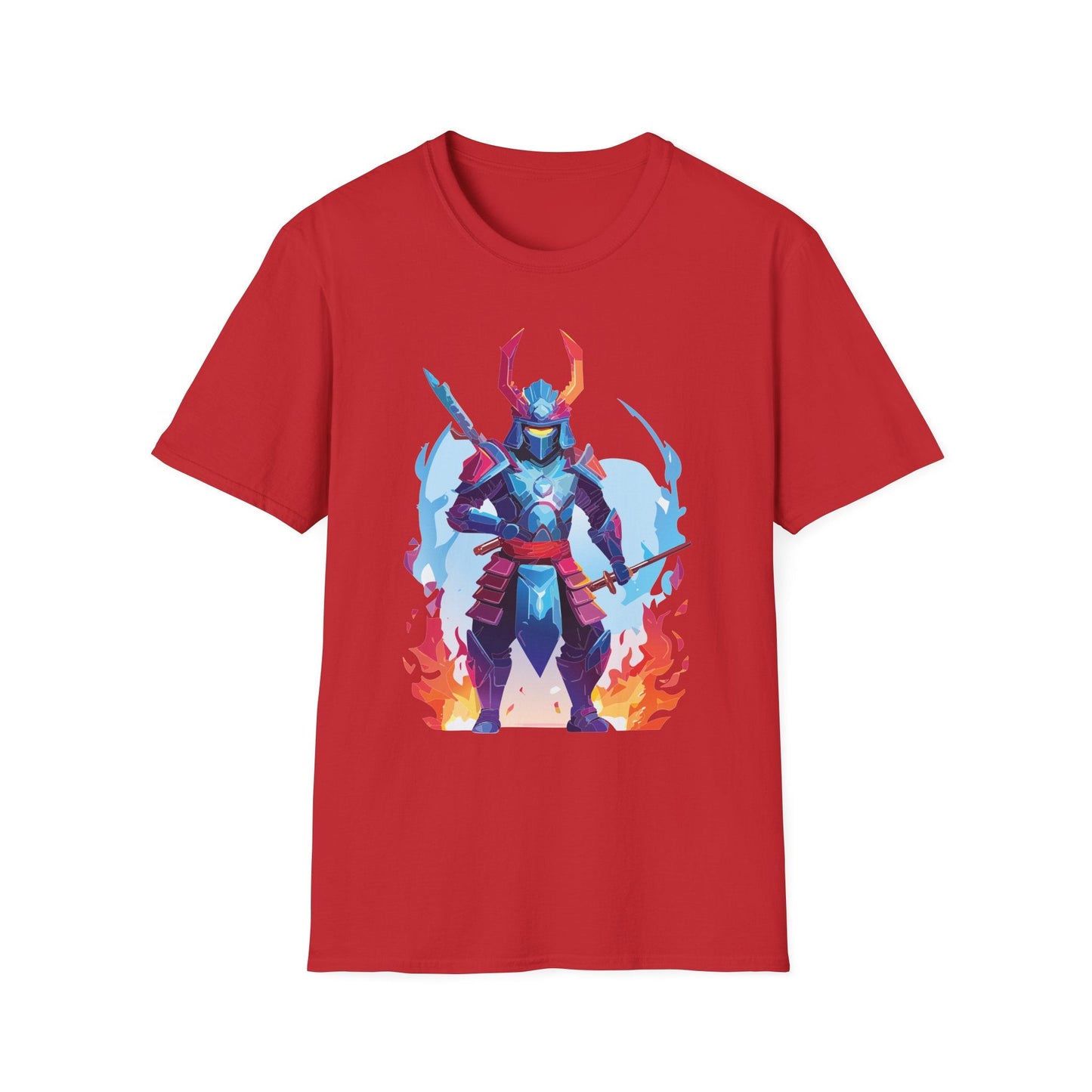 Samurai Shirt Unisex T Shirt 100 Percent Ring Spun Cotton Softstyle Tee Gildan 64000