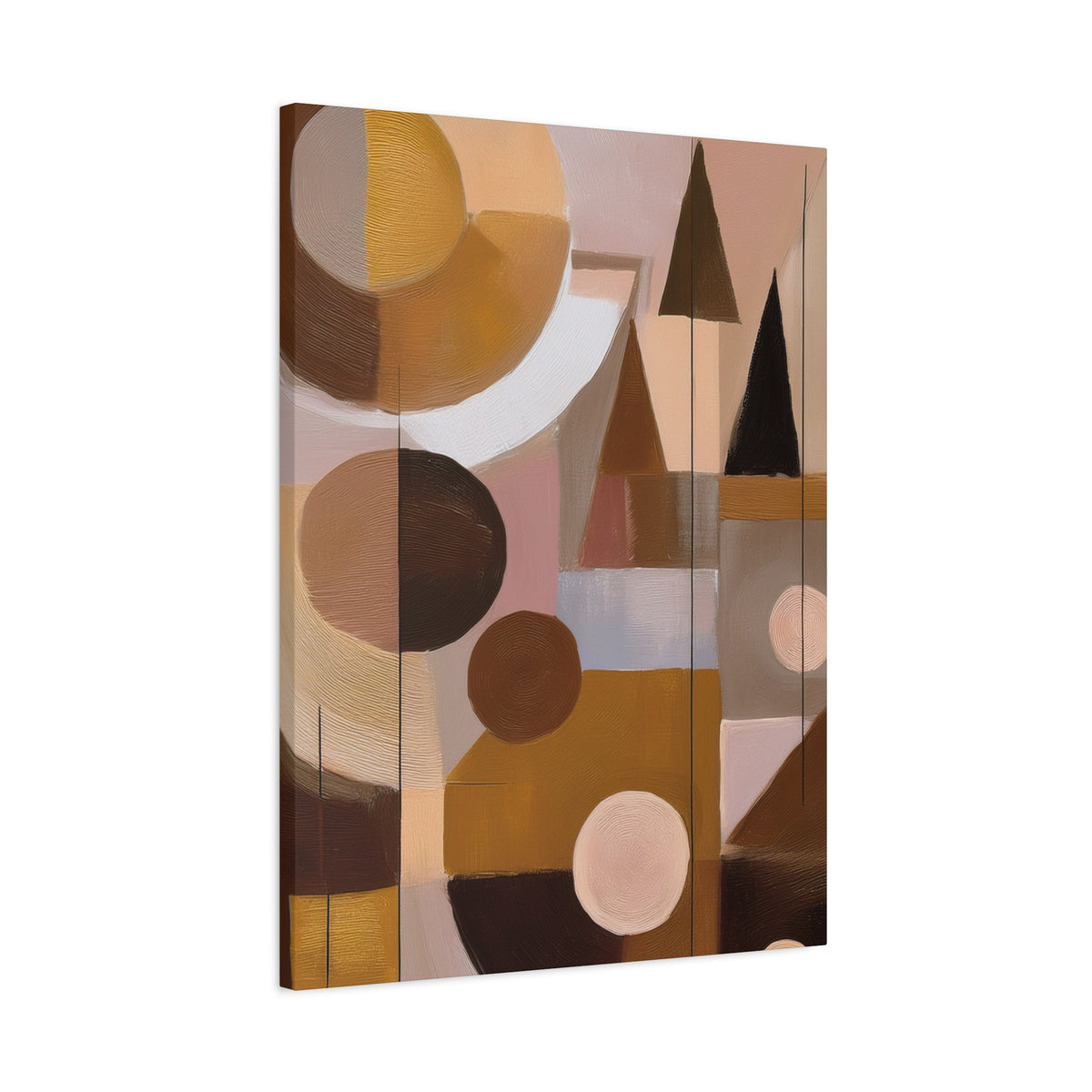 Abstract Geometric Painting Print Canvas 20x24,20x30,24x30 24x32,24x36,30x40 32x48,36x48,40x60 Pine-Wood Inner Frame ABS-51
