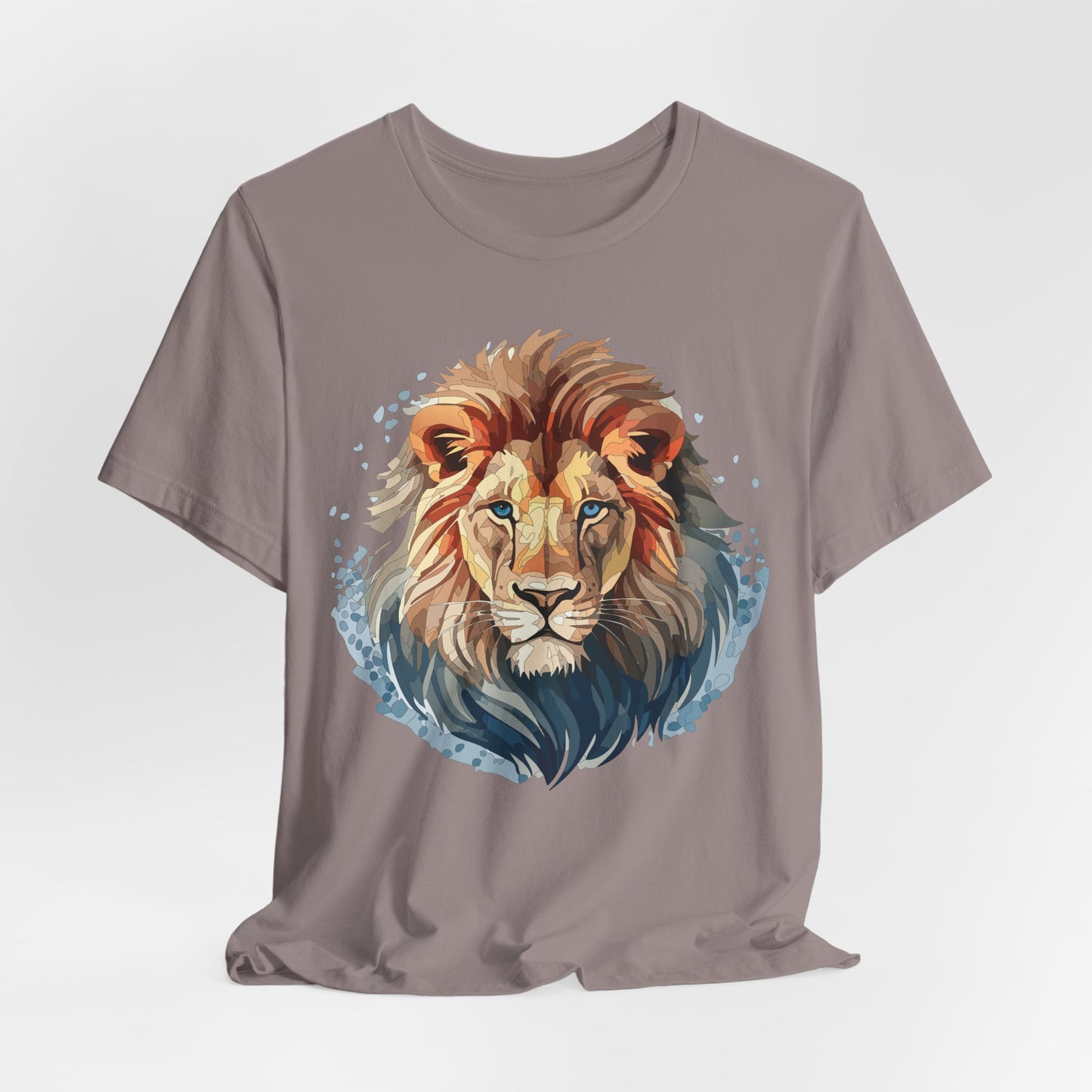 Lion Shirt, Animal Shirt, T-Shirt with Lion, Art Design Tee, Animal Tees, Safari T-Shirt 12