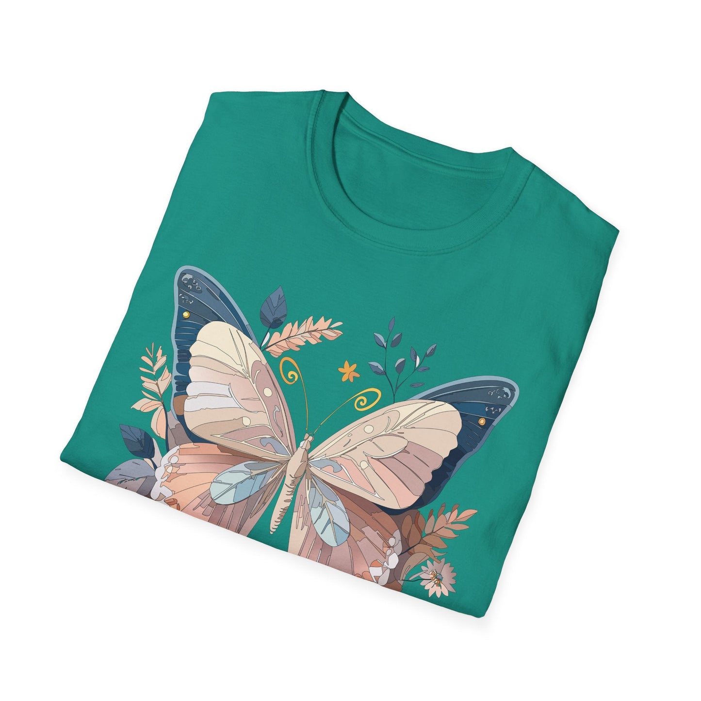 Monarch Butterfly Shirt Unisex Softstyle T Shirt 100 Percent Ring Spun Cotton Gildan 64000