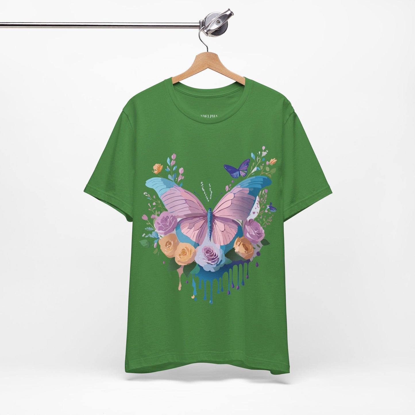 Adelpha Unisex Graphic Tee With Vintage Inspired Artwork Short Sleeve