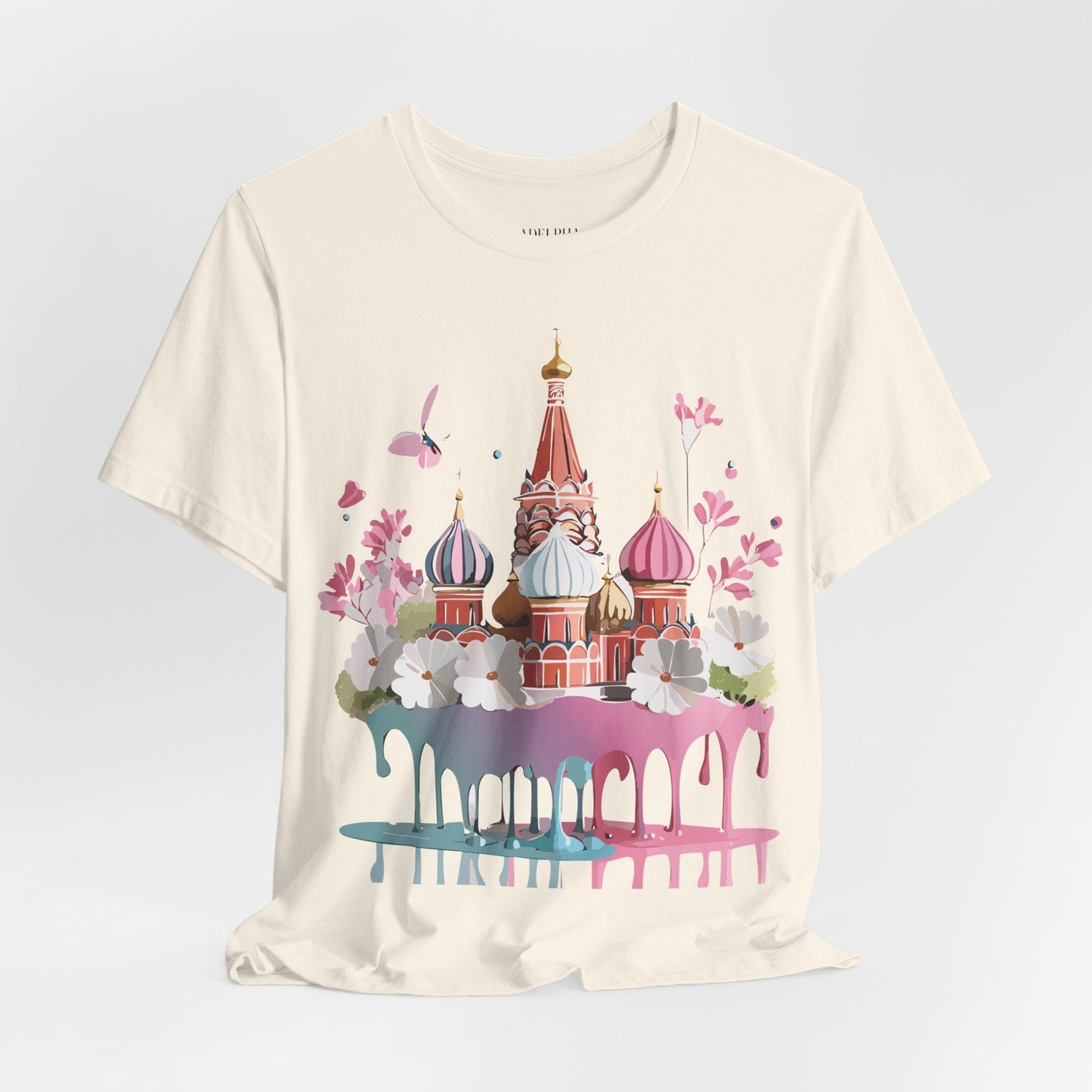 Premium Unisex Tourist Shirt Moscow Graphic Tee With Vintage Adelpha Artwork and Comfort