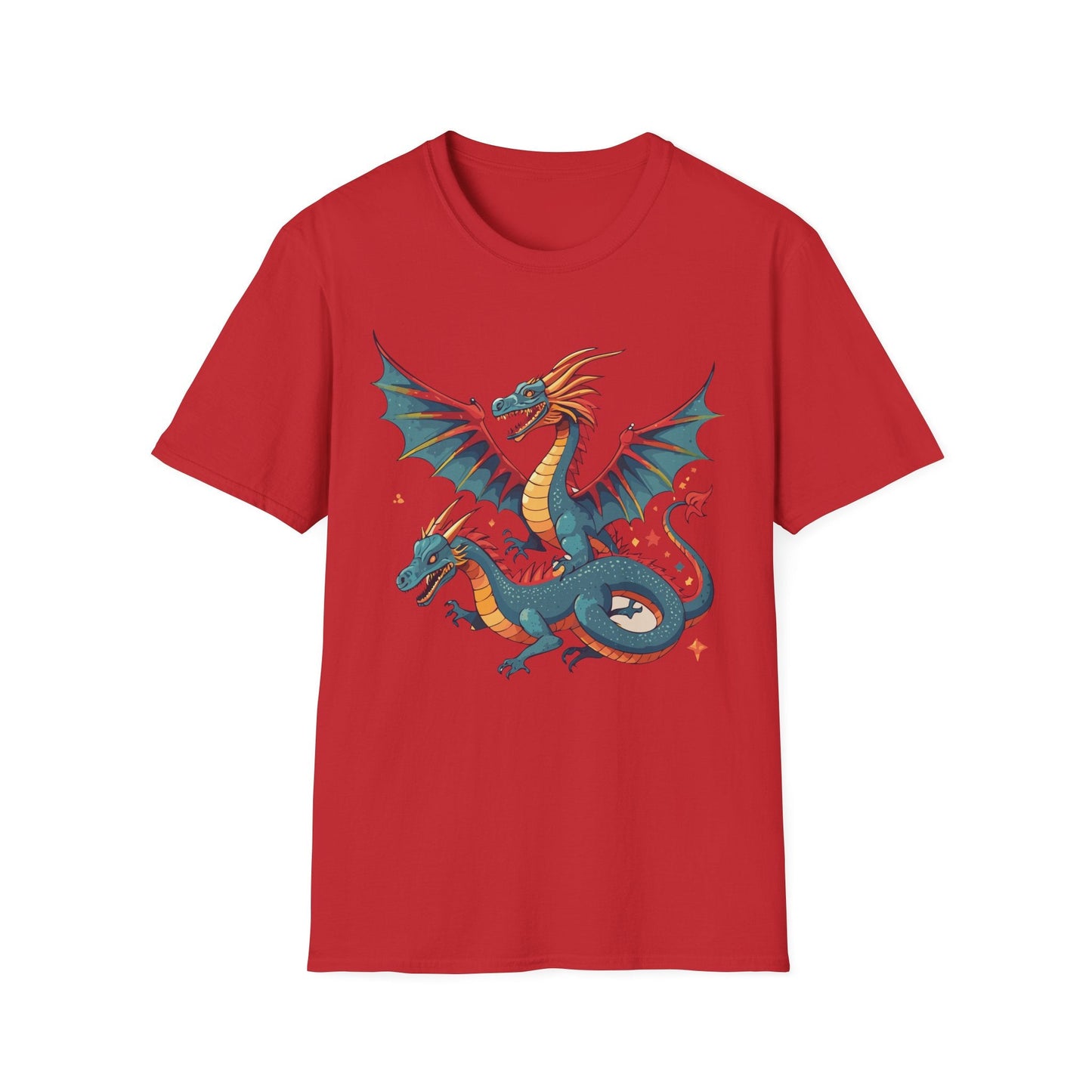 Dragon Graphic Unisex 100 Cotton Tee with Animal Artwork Design 13