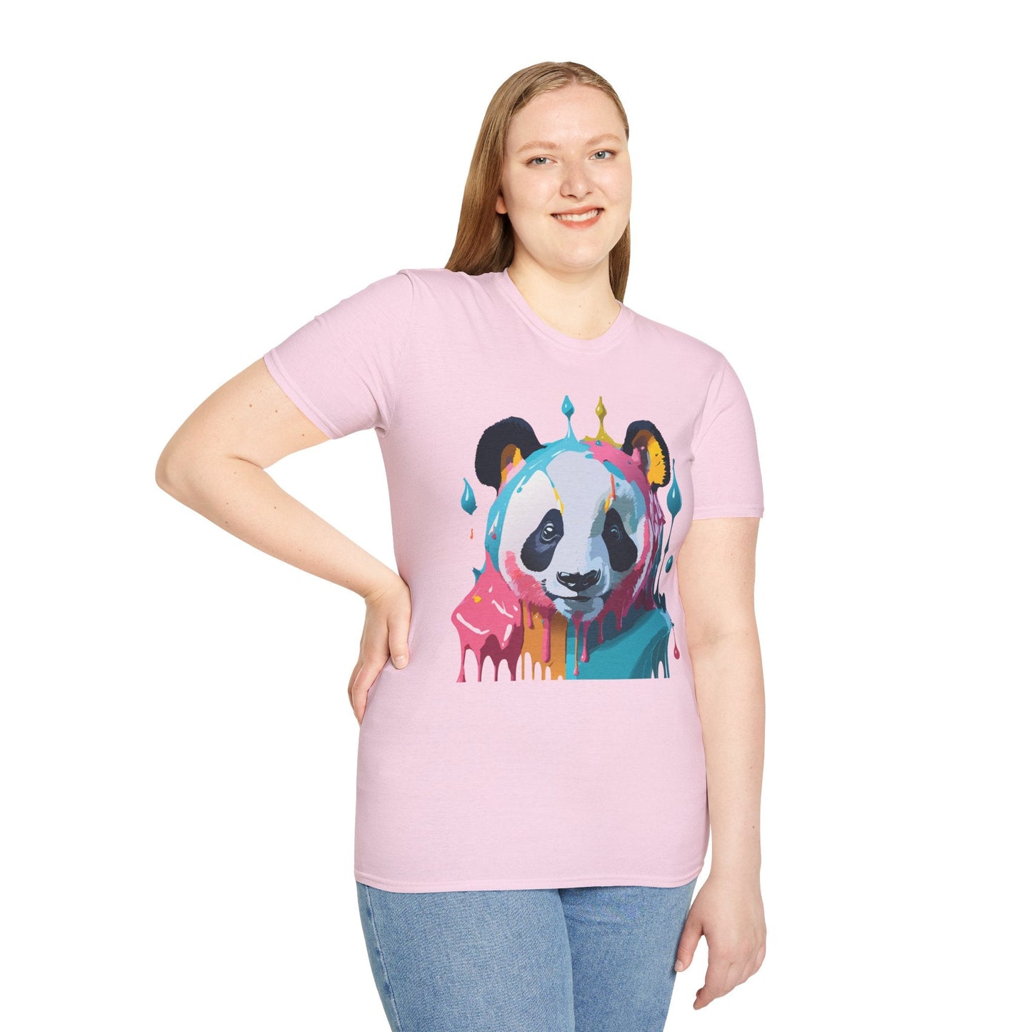 Panda Shirt Unisex T Shirt Panda Lover Gift Gildan Softstyle Tee 100 Percent Cotton