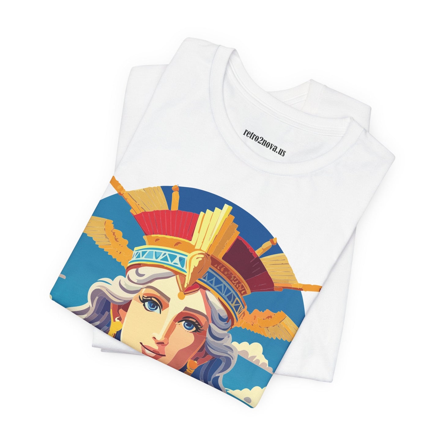 Athena Goddess Shirt Unisex Graphic Tee With Original Retro2Nova Artwork Vintage Inspired