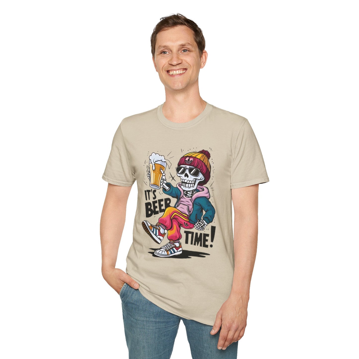 Gildan Softstyle 64000 Skull T Shirt Unisex Skeleton Graphic Tee Premium Comfort