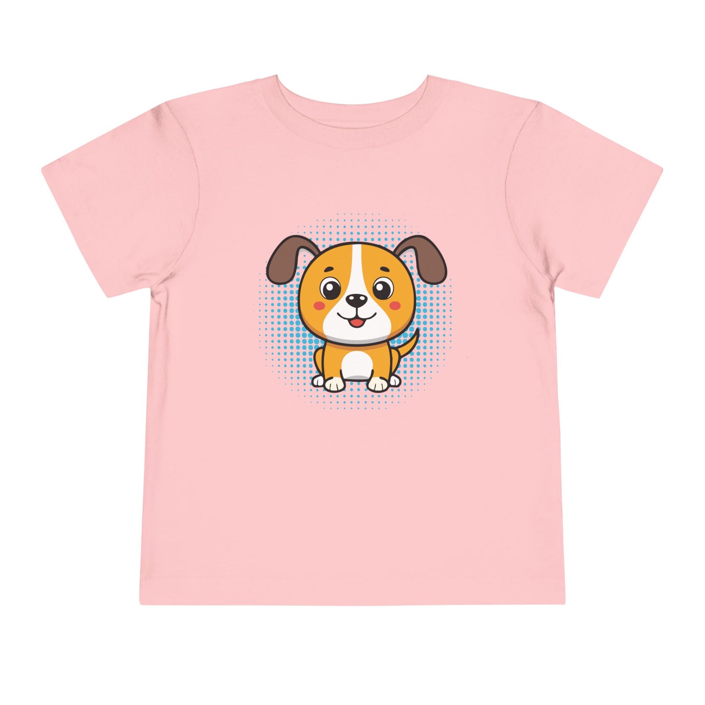 Bonita camiseta de manga corta para niños pequeños con diseño de cachorro: regalo adorable para amantes de las mascotas (2 a 5 años)