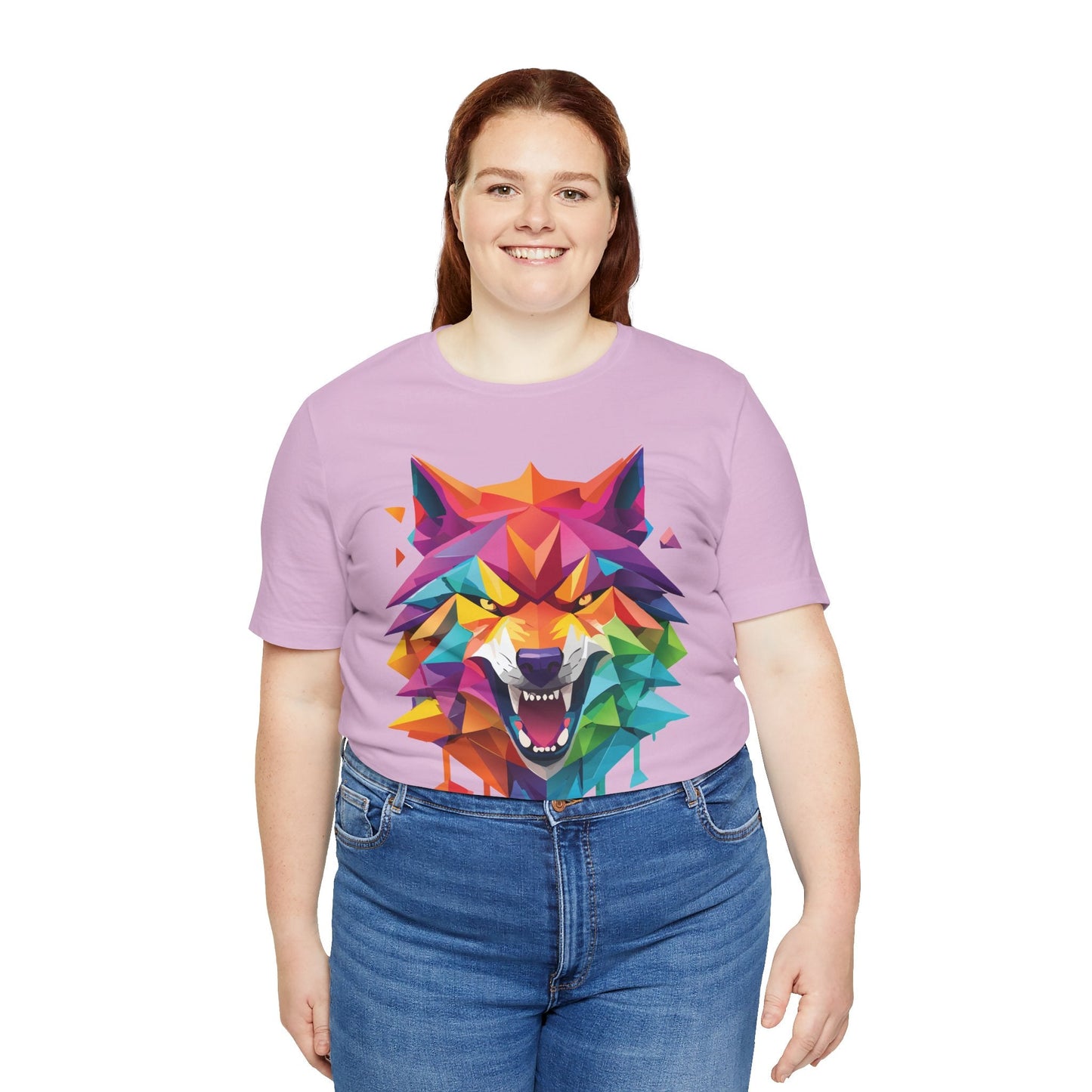 Unisex Animal Shirt With Art Design And Wild Animals Print Tee Short Sleeve Premium
