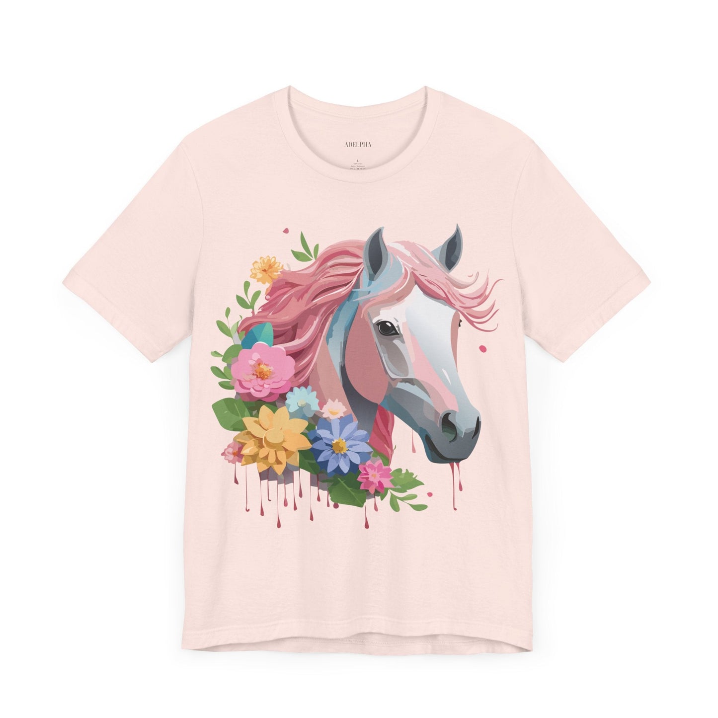 Horse Graphic Unisex 100 Cotton Vintage Animal Art T-Shirt 1
