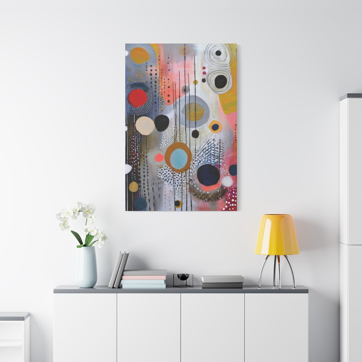 Abstract Oil Painting Print Canvas 20x24,20x30,24x30 24x32,24x36,30x40 32x48,36x48,40x60 Pine-Wood Inner Frame ABS-109