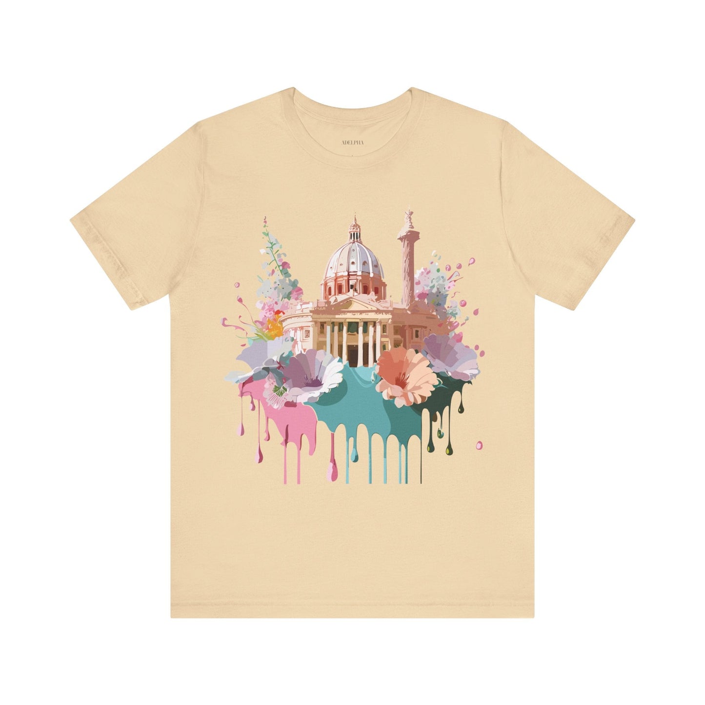 Unisex Rome Graphic Tee Tourist Shirt Adelpha Vintage Artwork Premium Comfort Everyday Wear