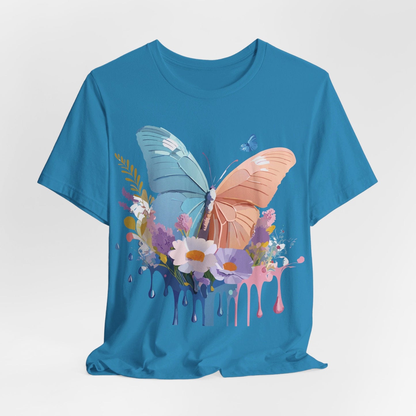 Butterfly Graphic Tee Adelpha Unisex Short Sleeve Art Design