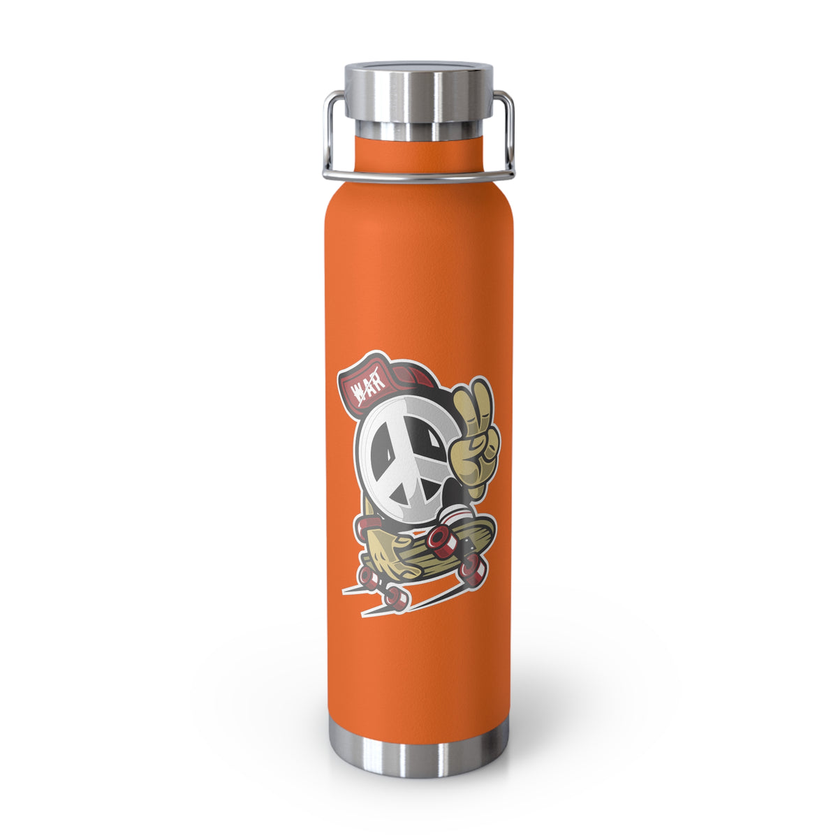 22oz Copper Insulated Water Bottle with Cartoon Design - CV102