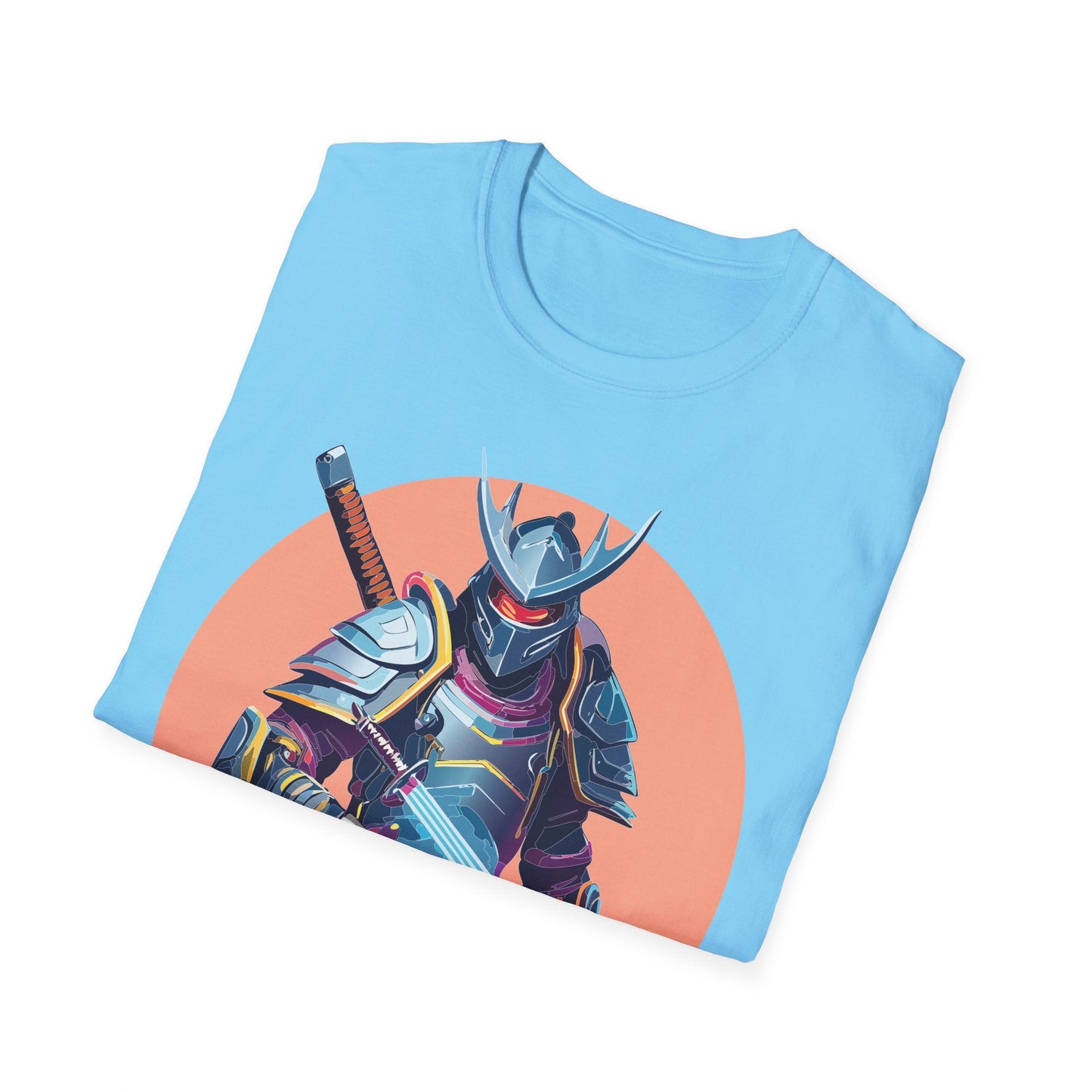 Samurai Shirt Unisex Tee Gildan Softstyle 64000 One Hundred Percent Ring Spun Cotton Comfort