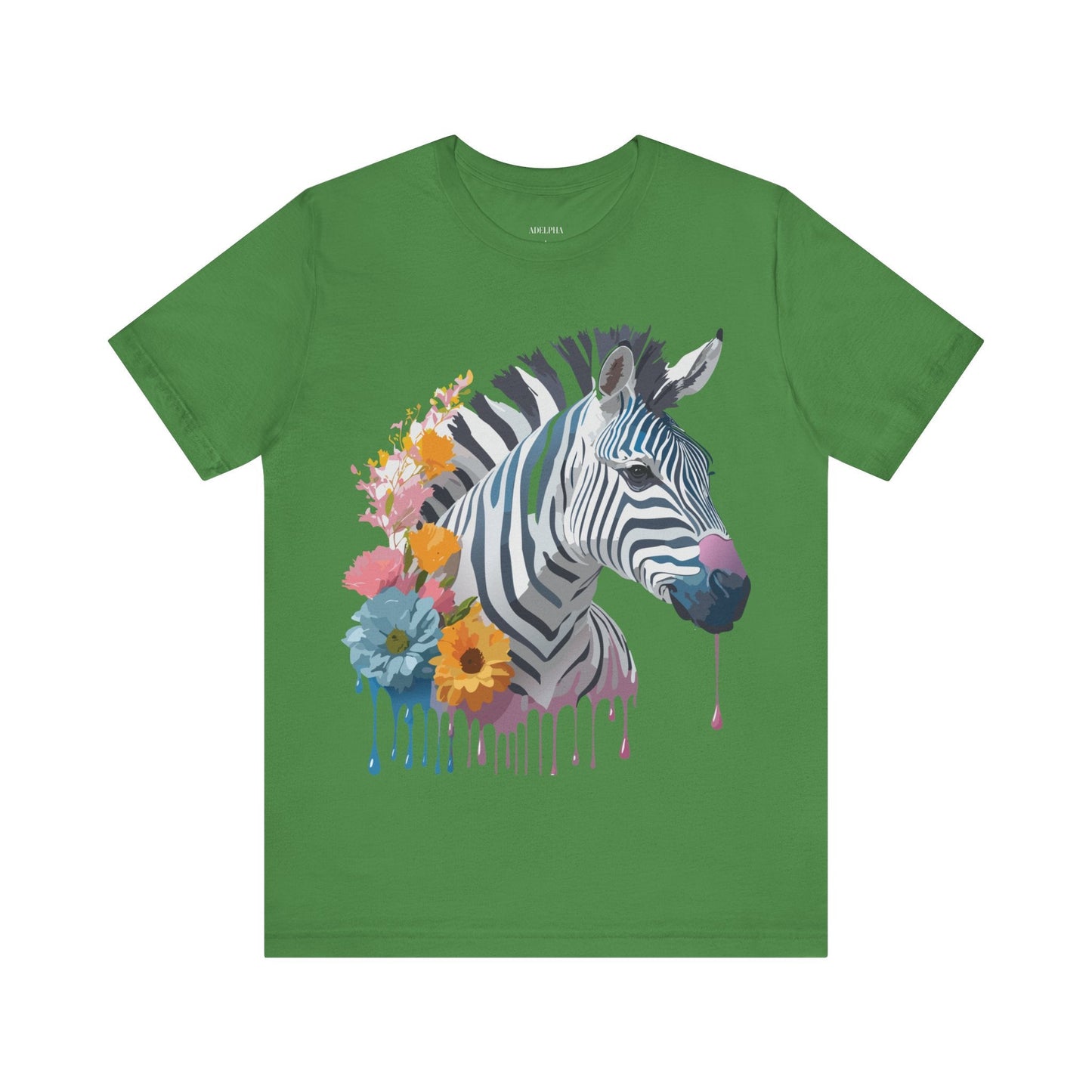 Adelpha Zebra Graphic T Shirt Unisex Vintage Inspired Art Short Sleeve Premium Soft Cotton