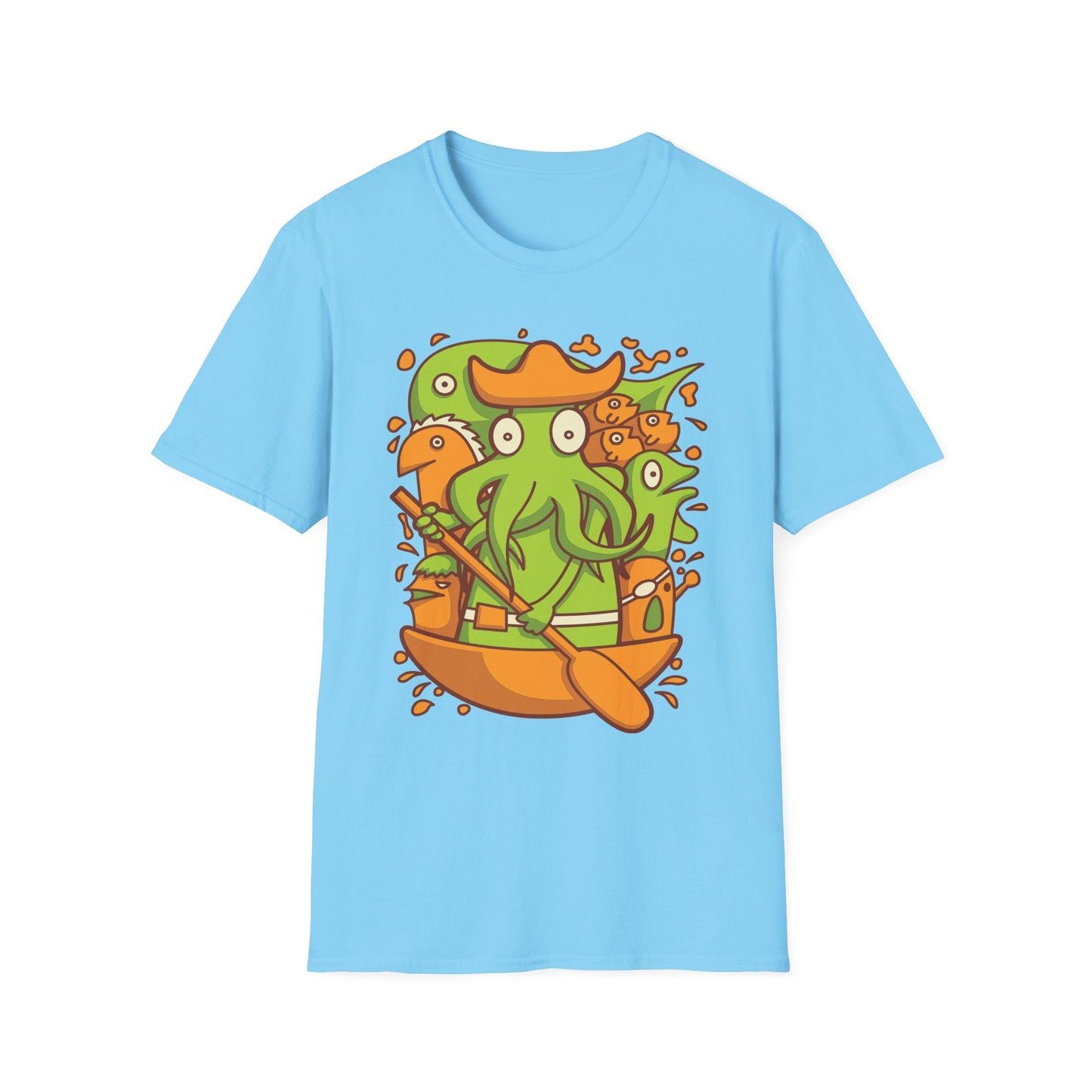 Cartoon T Shirt Animation T Shirt Funny Tee Shirt Unisex Gildan Softstyle Cotton 64000