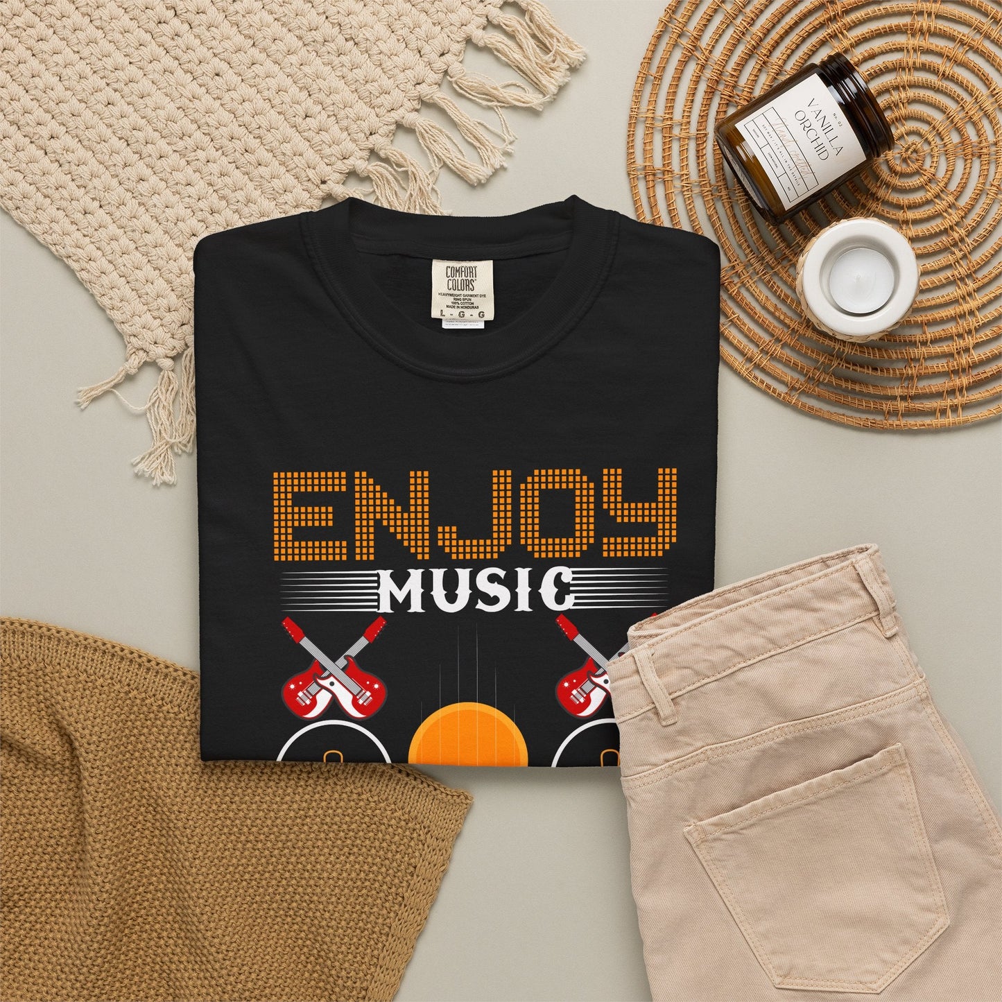 Music Graphic Design Unisex Cotton T-shirt 049
