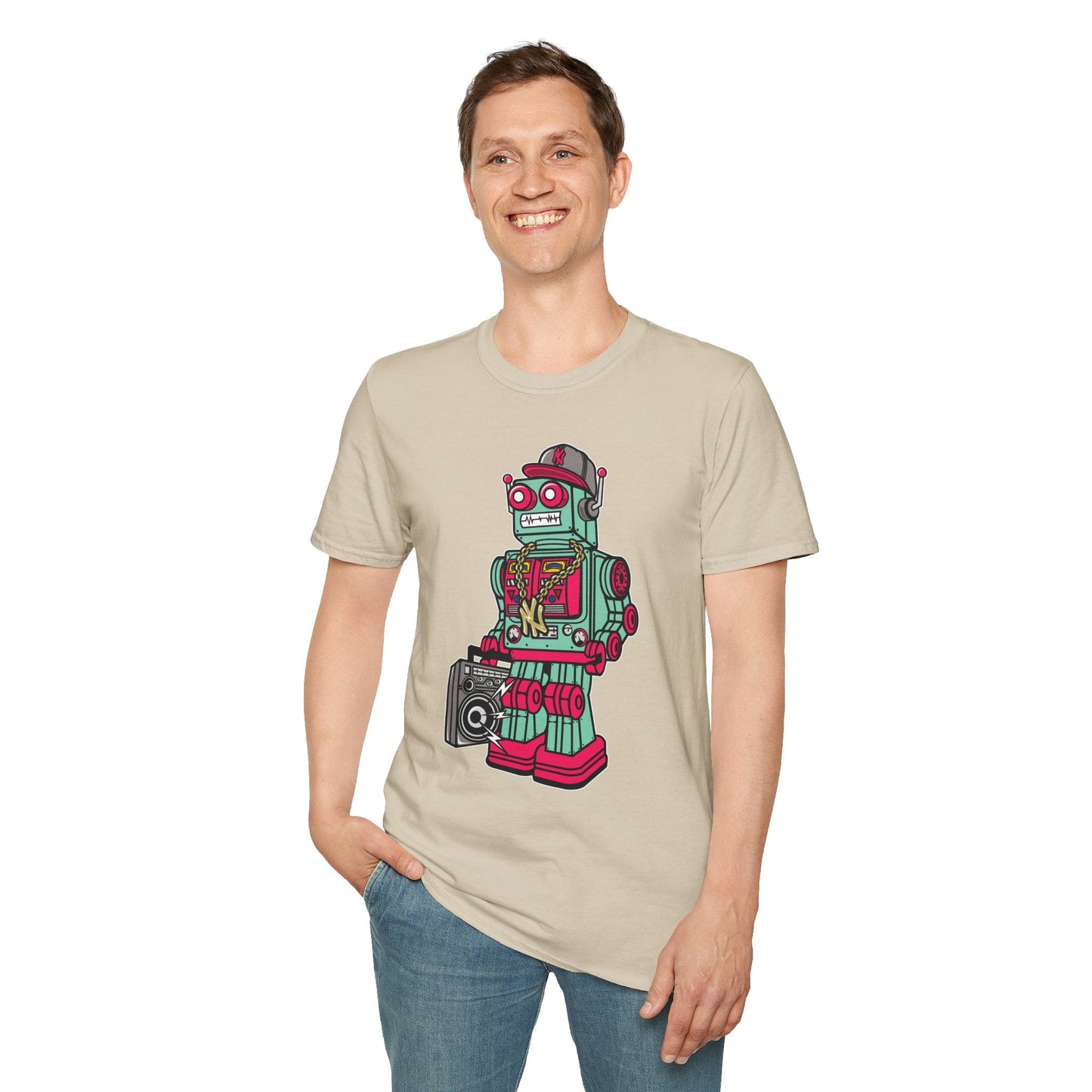 Cartoon T Shirt Animation Tee Funny Unisex Gildan Softstyle 64000 Ring Spun Cotton