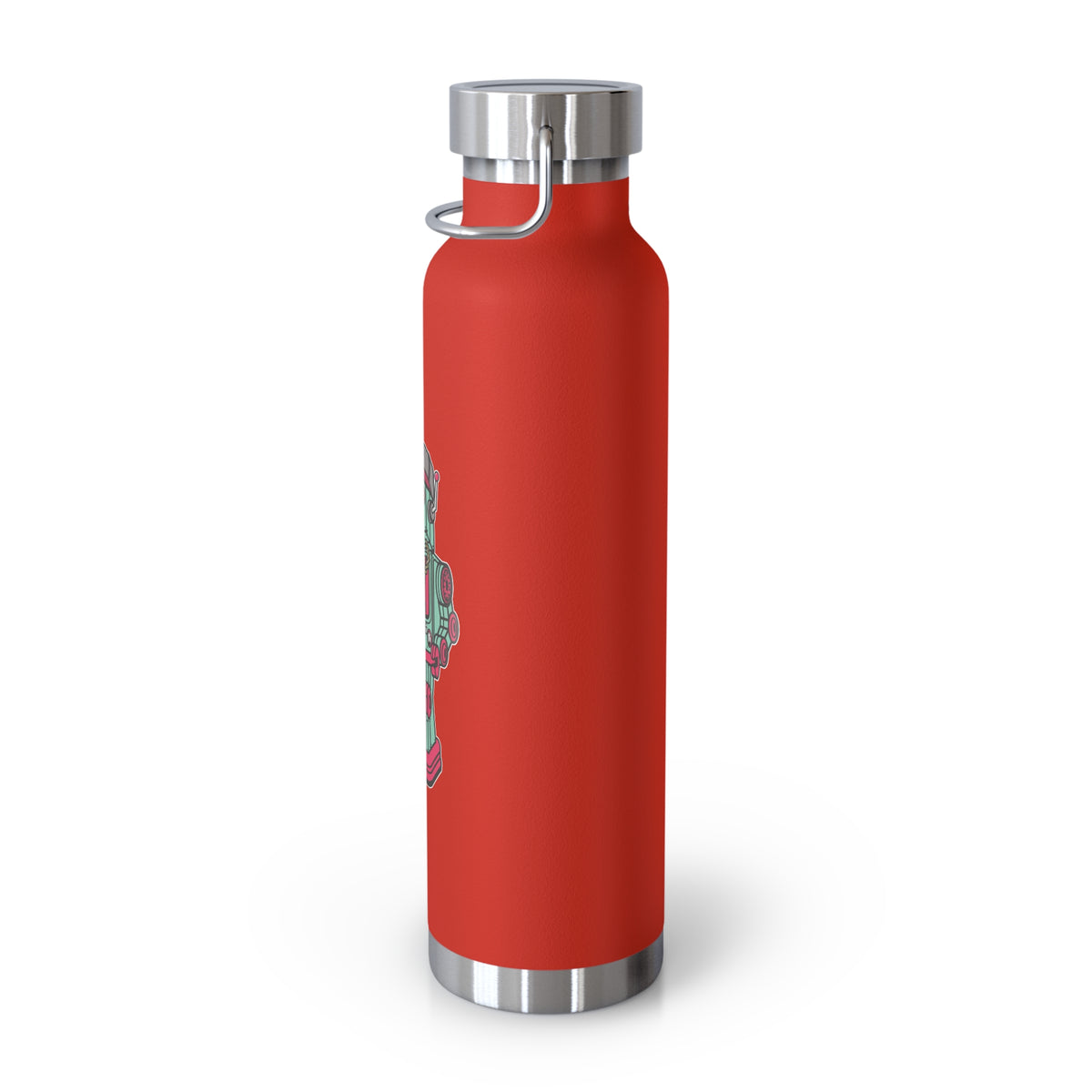 22oz Copper Insulated Water Bottle with Cartoon Design - CV44