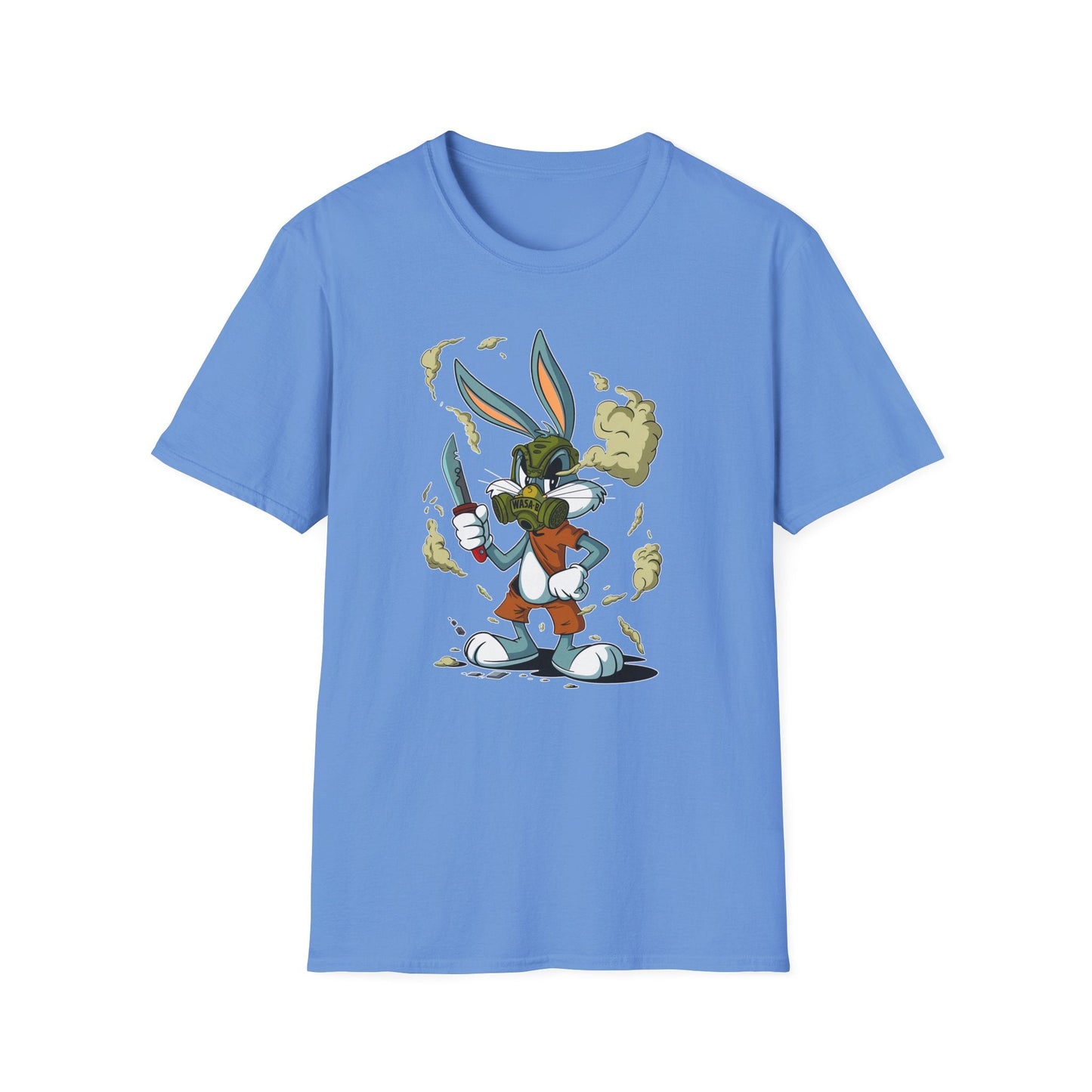 Bugs Bunny T Shirt Unisex Cartoon Graphic Tee Softstyle Gildan 64000 Short Sleeve
