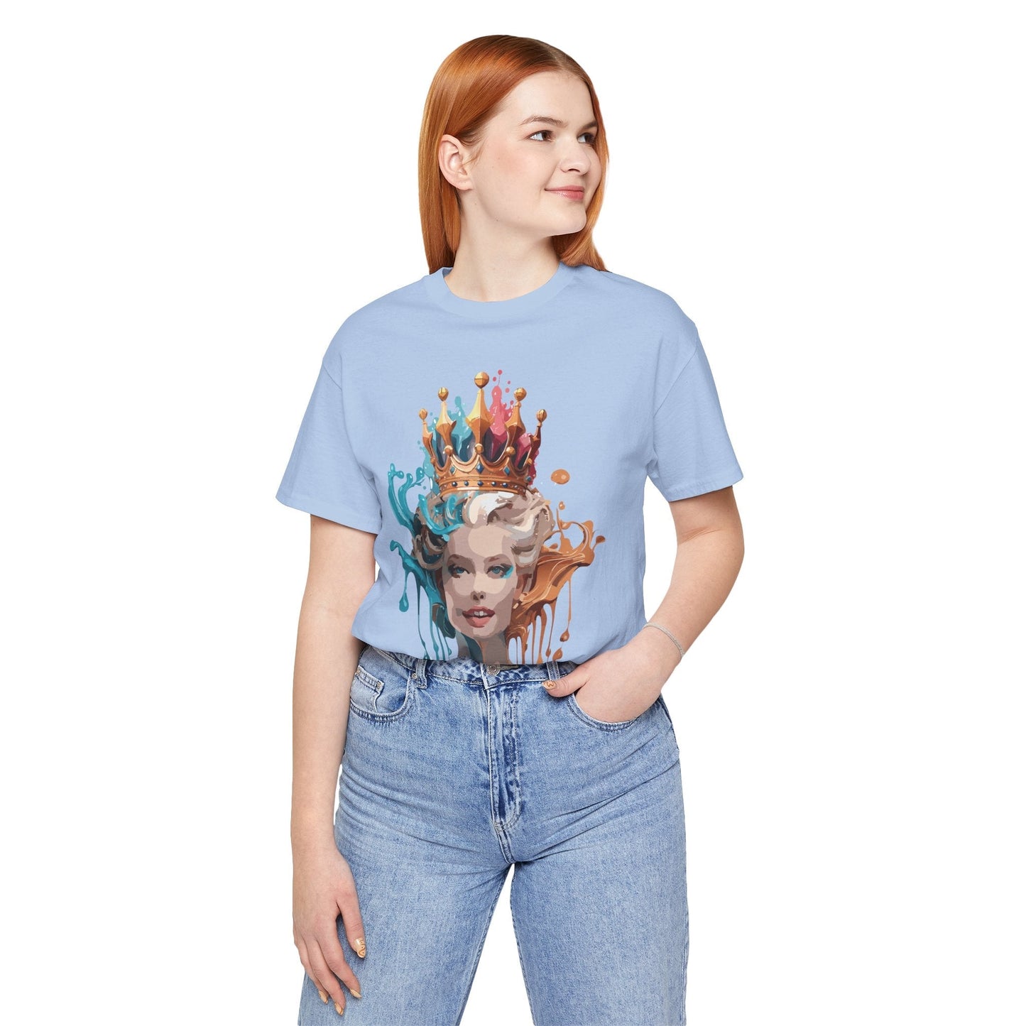 Queen Woman Portrait Graphic Unisex 100 Cotton Vintage Artwork Tee 28
