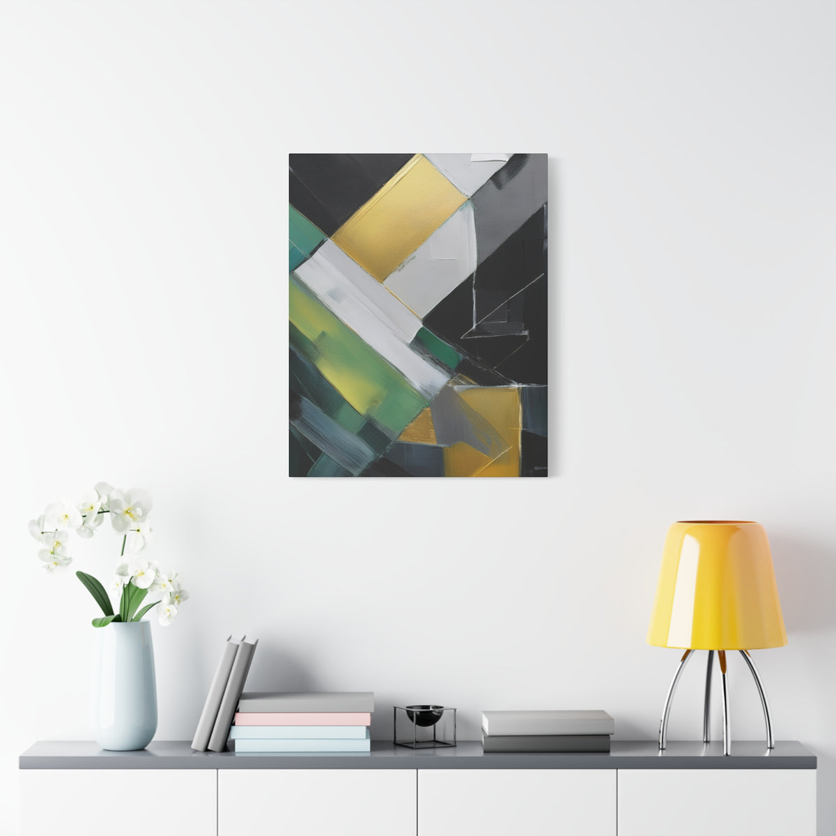 Abstract Geometric Painting Print Canvas 20x24,20x30,24x30 24x32,24x36,30x40 32x48,36x48,40x60 Pine-Wood Inner Frame ABS-78