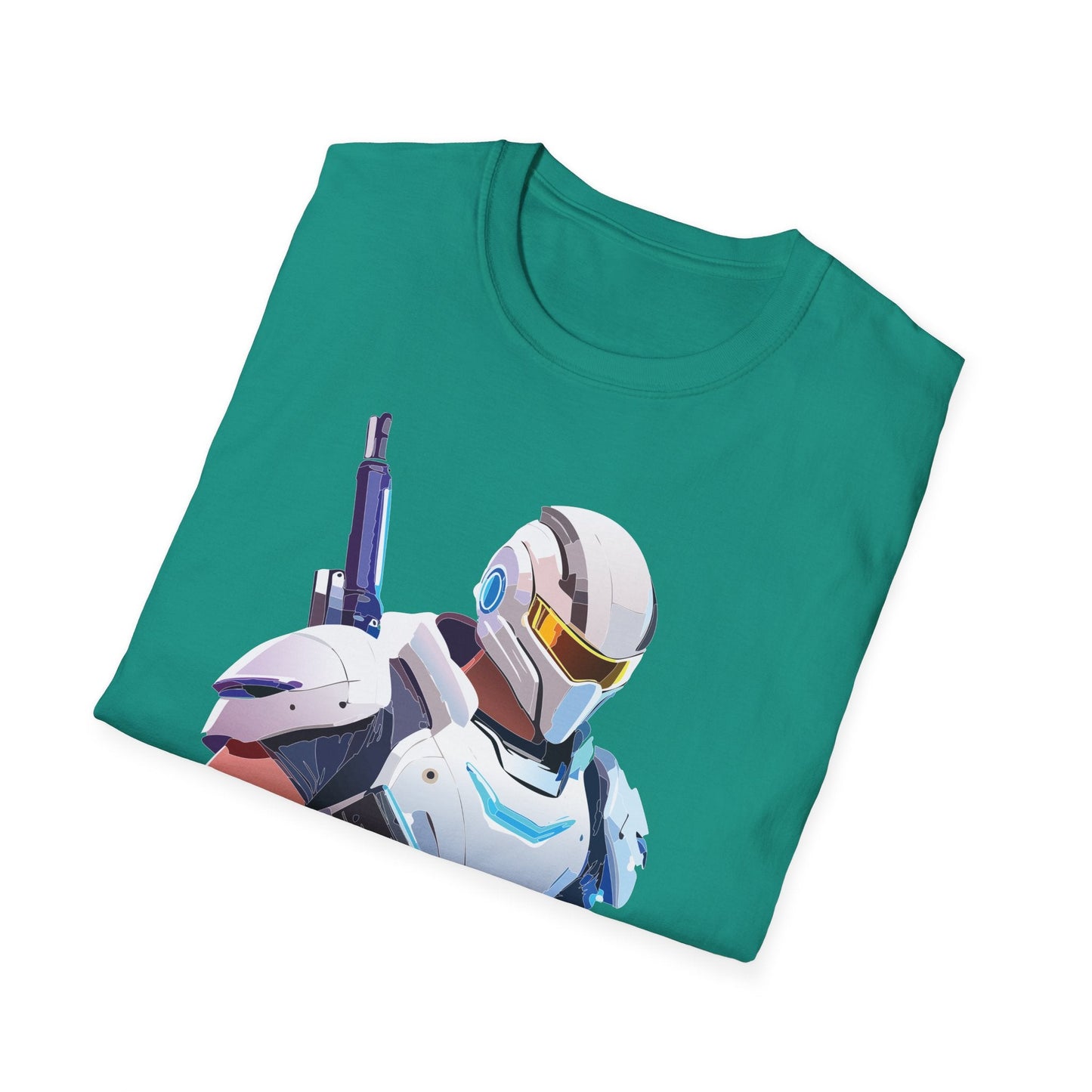 Robocop T Shirt Unisex Softstyle 64000 Gildan 100 Percent Ring Spun Cotton Graphic Tee