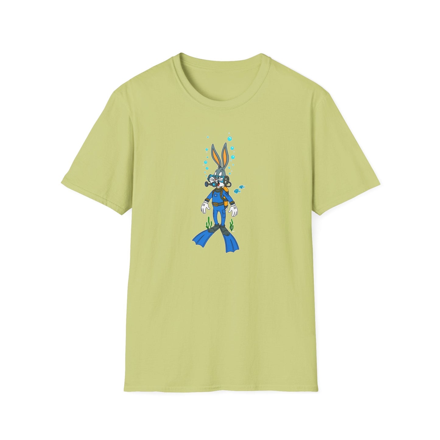 Bugs Bunny Animation Shirt Unisex T Shirt Cartoon Design Tee 100 Percent Cotton Gildan Softstyle